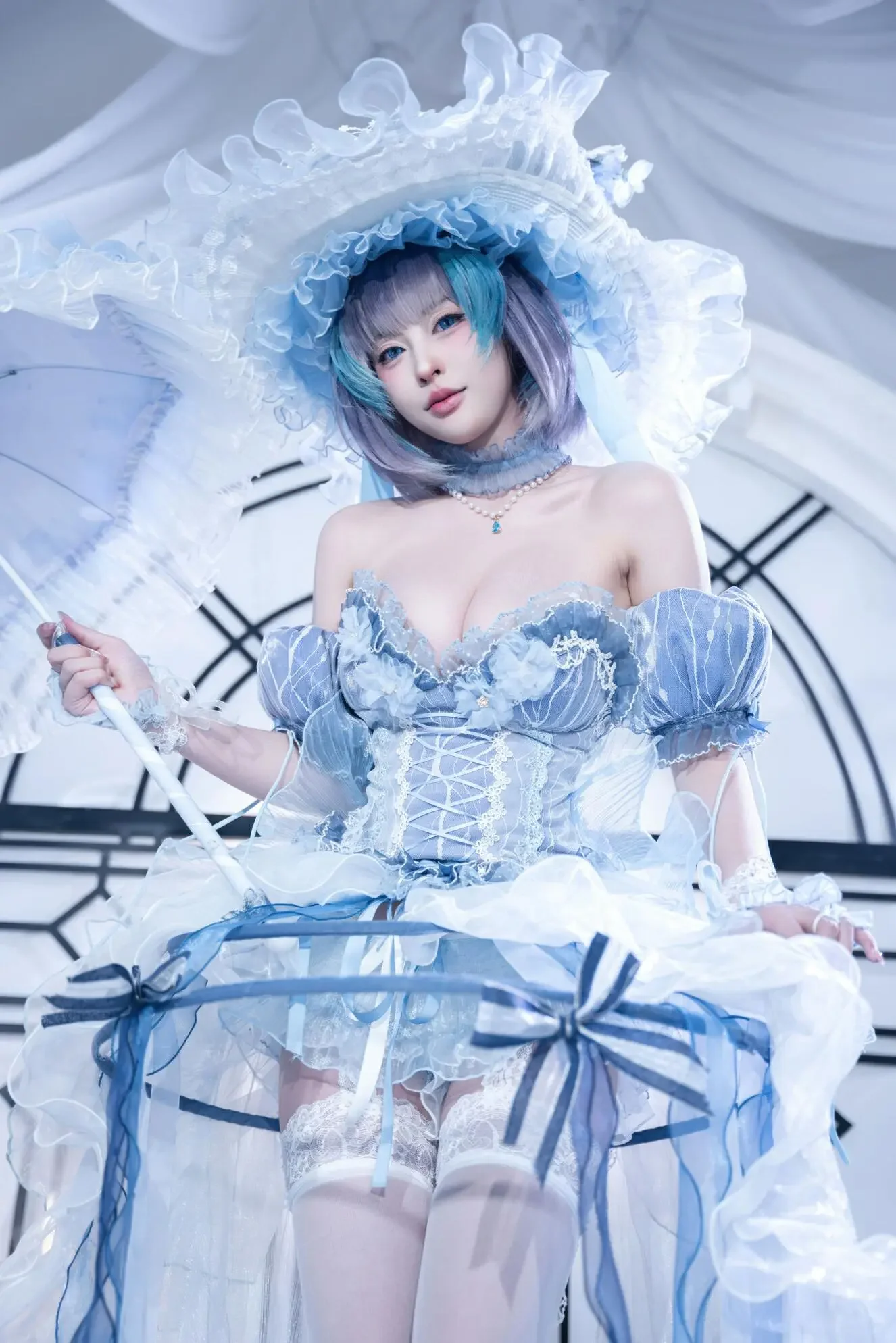 清水由乃 – 碧蓝航线 柴郡废稿礼服｜高清图片集