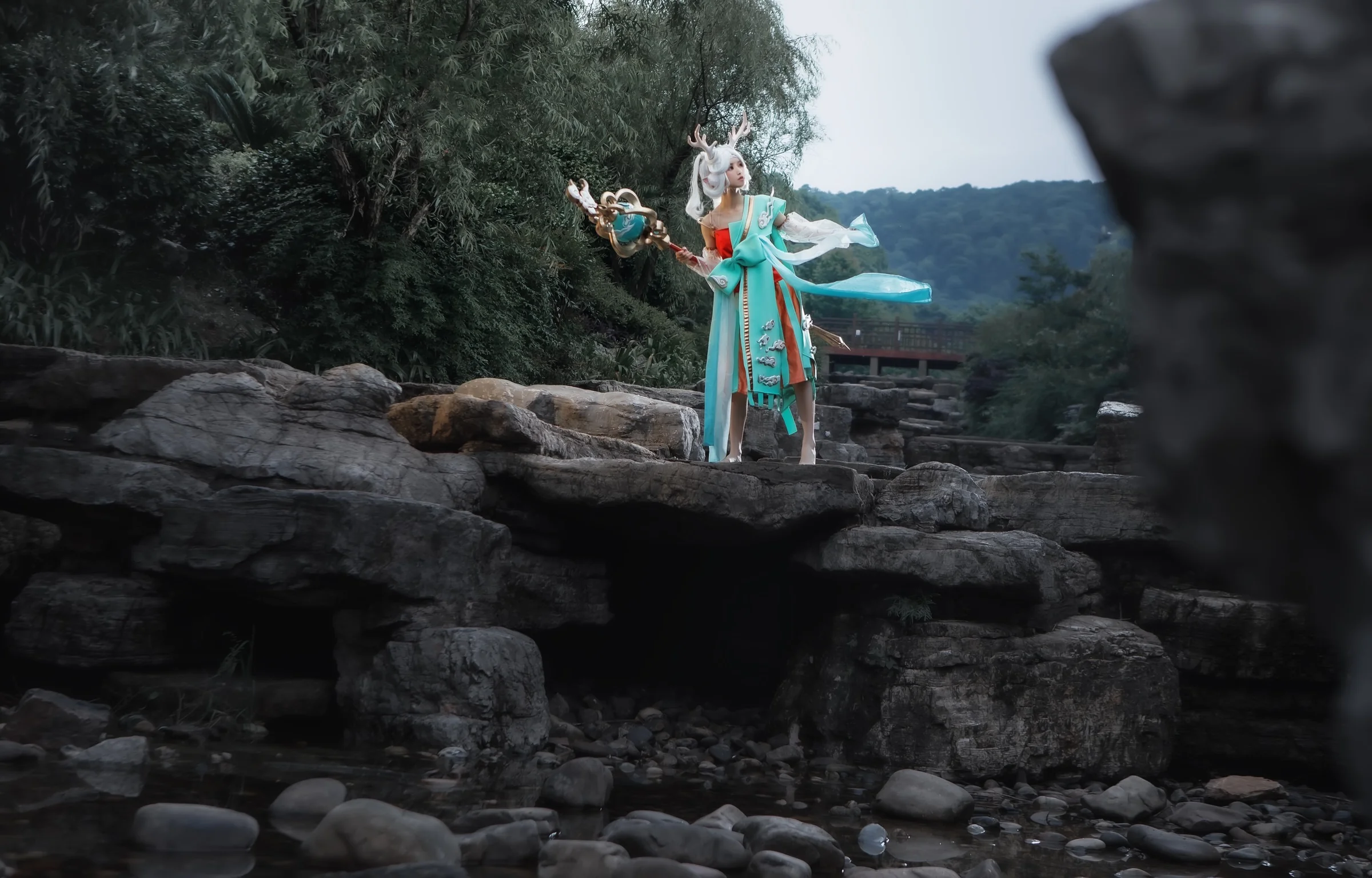 王者荣耀瑶遇见神鹿COS写真