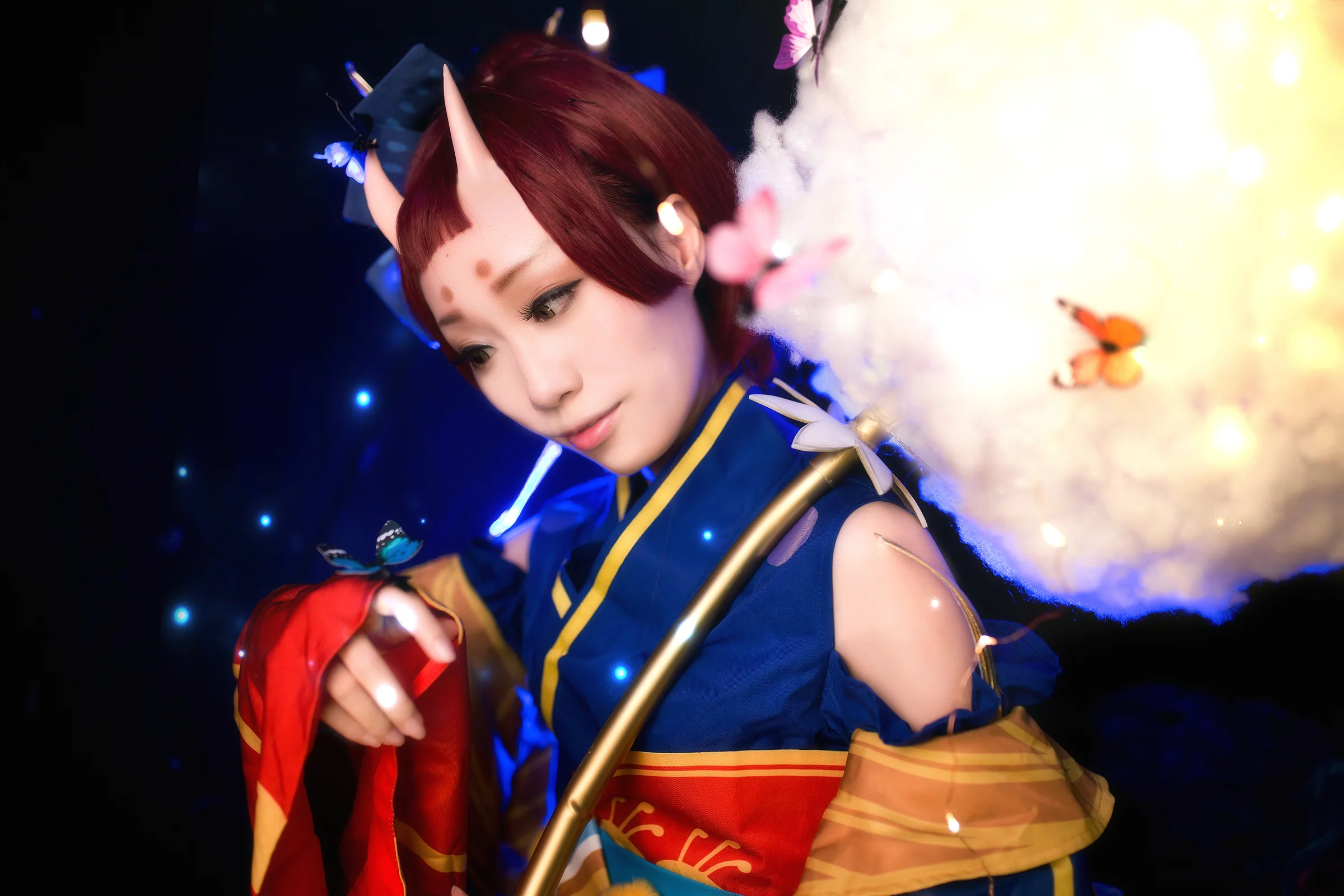 阴阳师 萤草 COS写真 神様、お慈悲を/枯れ木に花咲さか