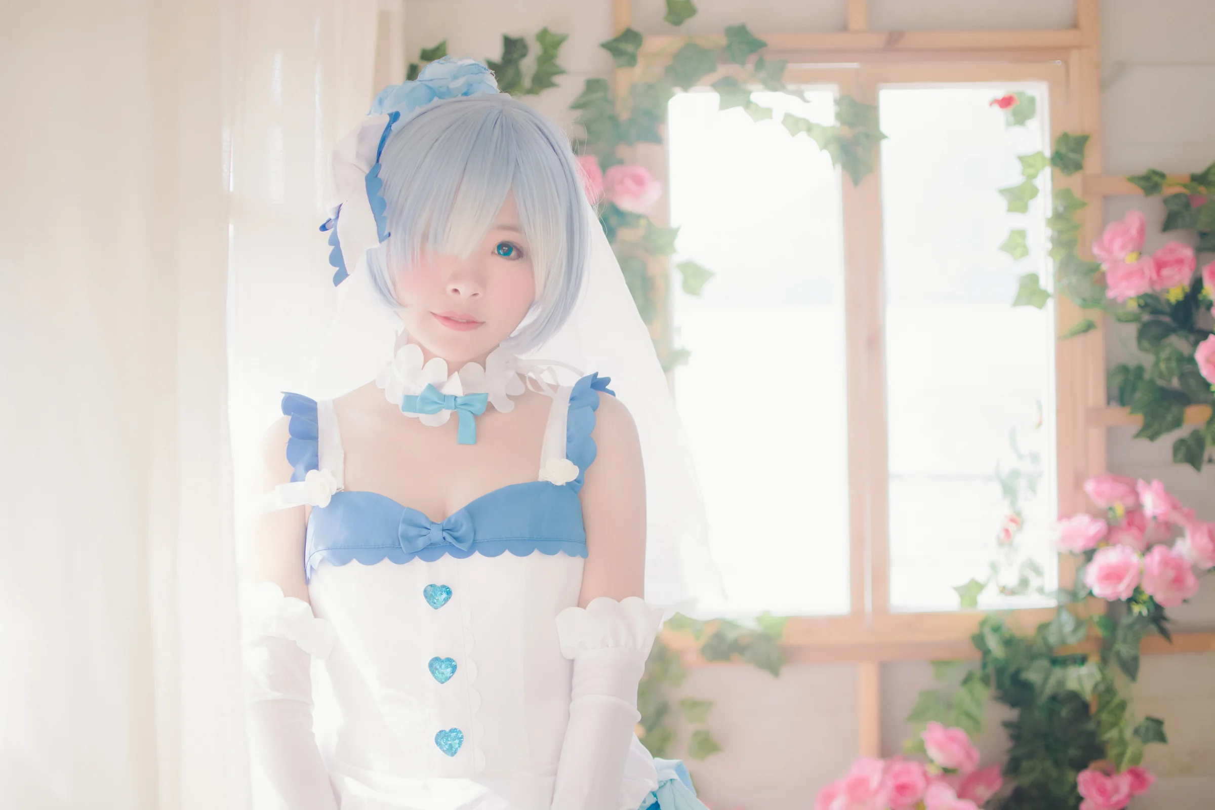 《从零开始的异世界生活》蕾姆婚纱COS写真