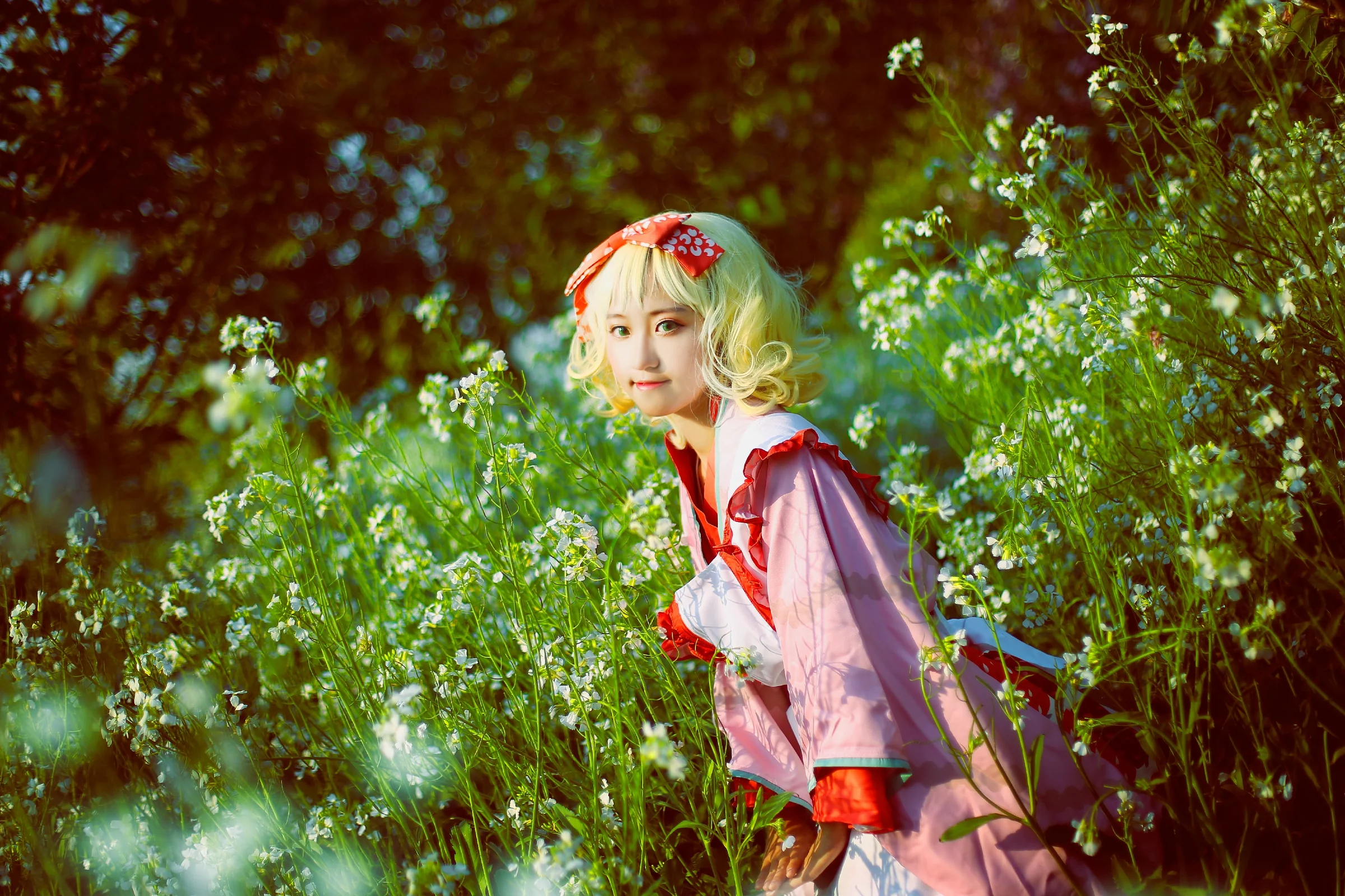 蔷薇少女雏莓大正和服COS写真