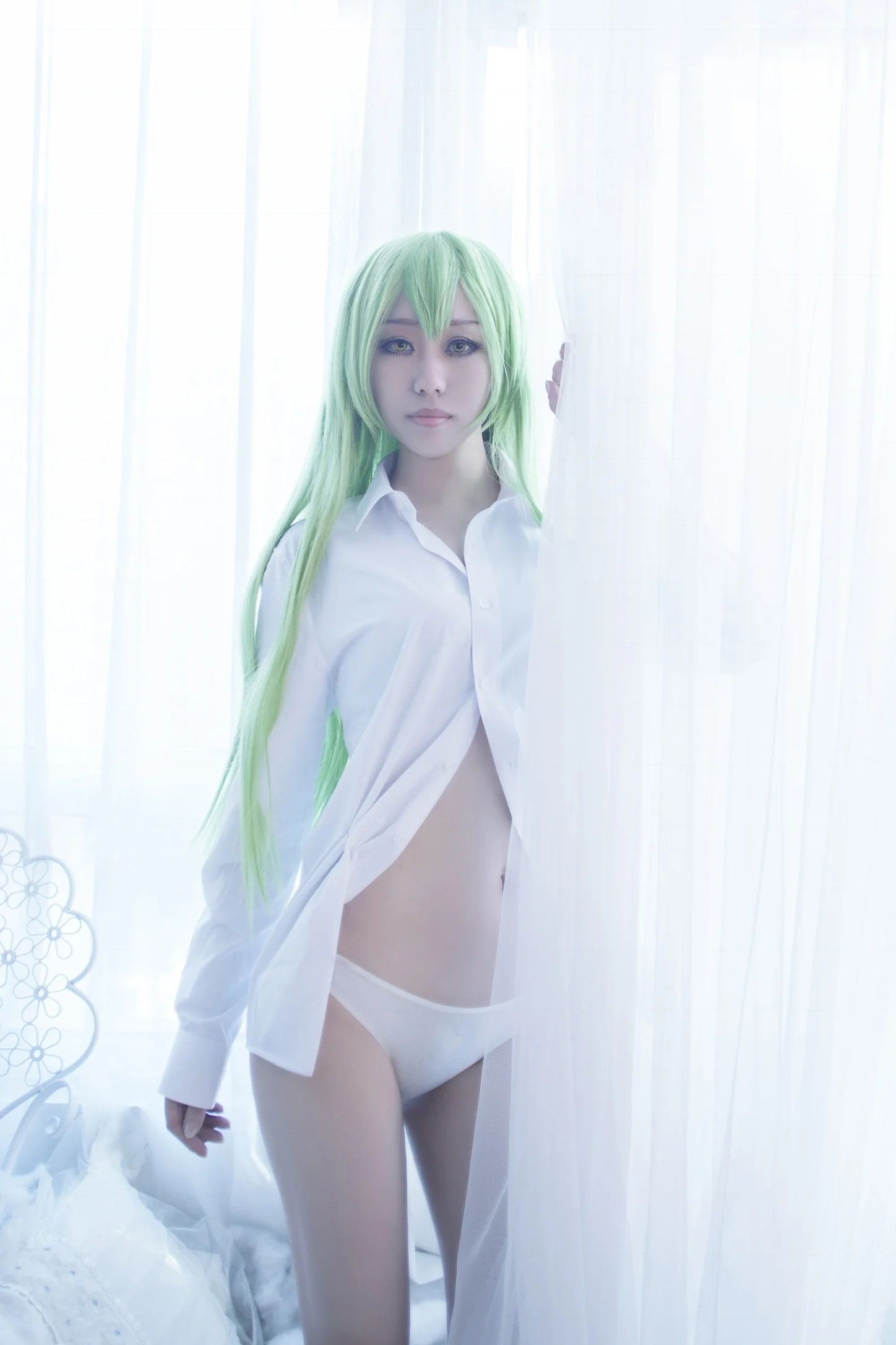 叛逆的鲁鲁修C.C.白衬衫ver COS写真