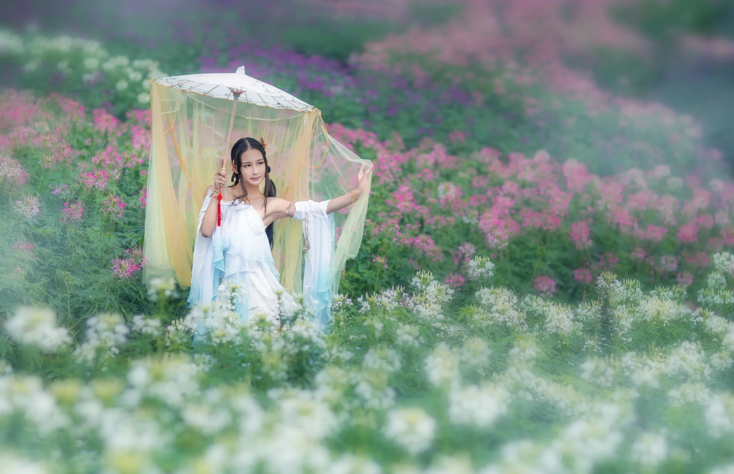 【COS写真正片/瑶音】逆水寒·清露瑶兰
