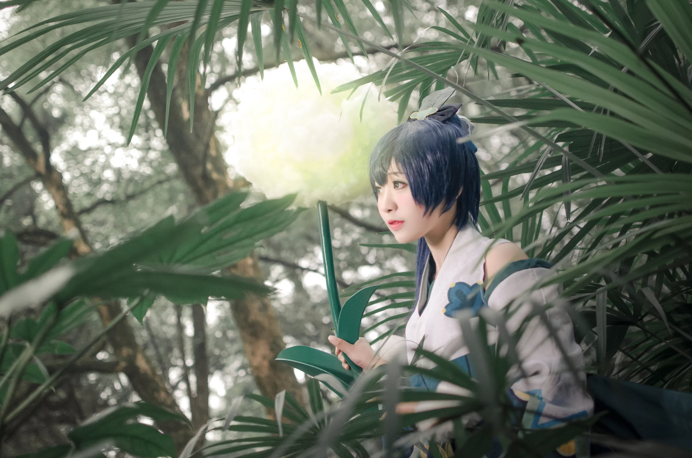 阴阳师萤草茨木童子COS写真