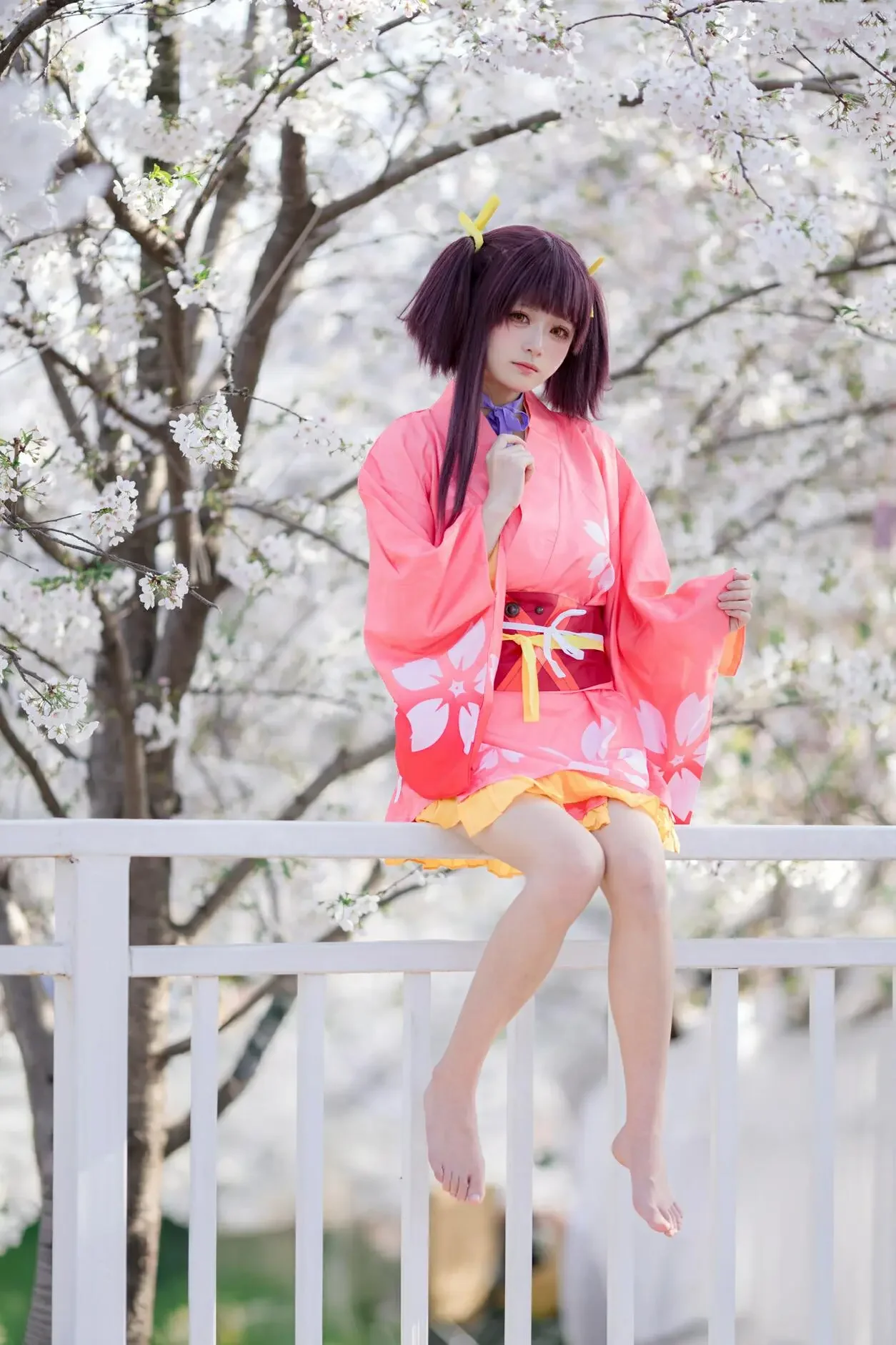 九柒喵 – 甲铁城的卡巴内瑞 无名和服｜高清图片集