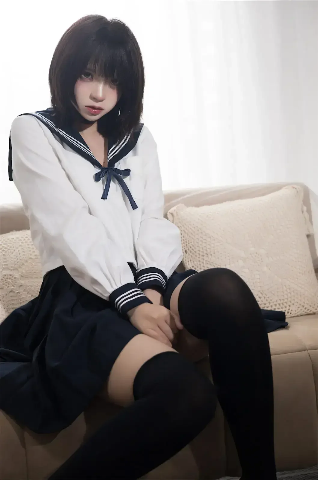 疯猫ss – 制服JK过膝袜｜高清图片集