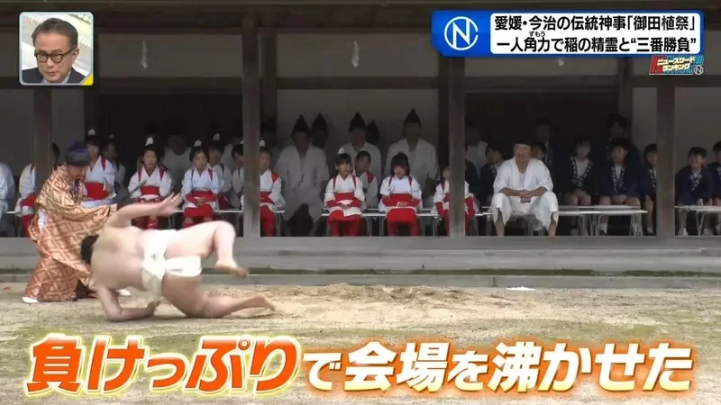 日本奇妙祭典《跟稻田精靈比相撲》唯一的力士後繼無人好苦惱｜高清图片集