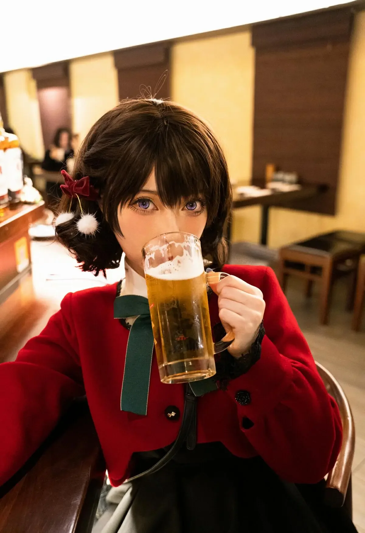 炭烤莉莉黑 – 桌面少女 冬·林檎｜高清图片集
