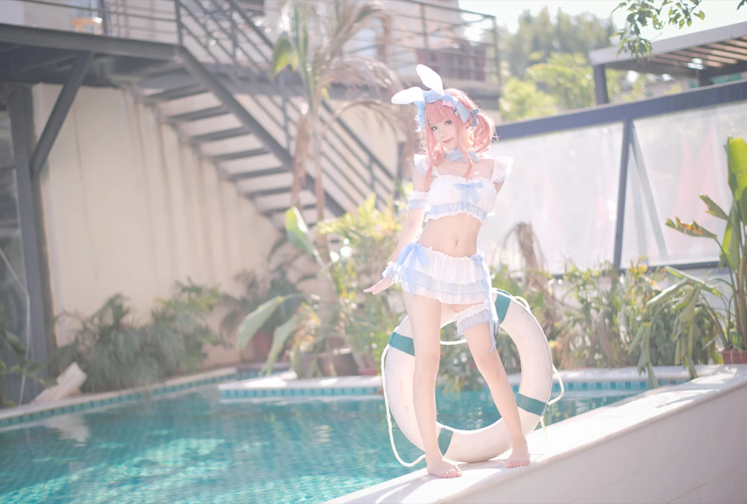 花柒Hana 夏日甜芯泳装写真