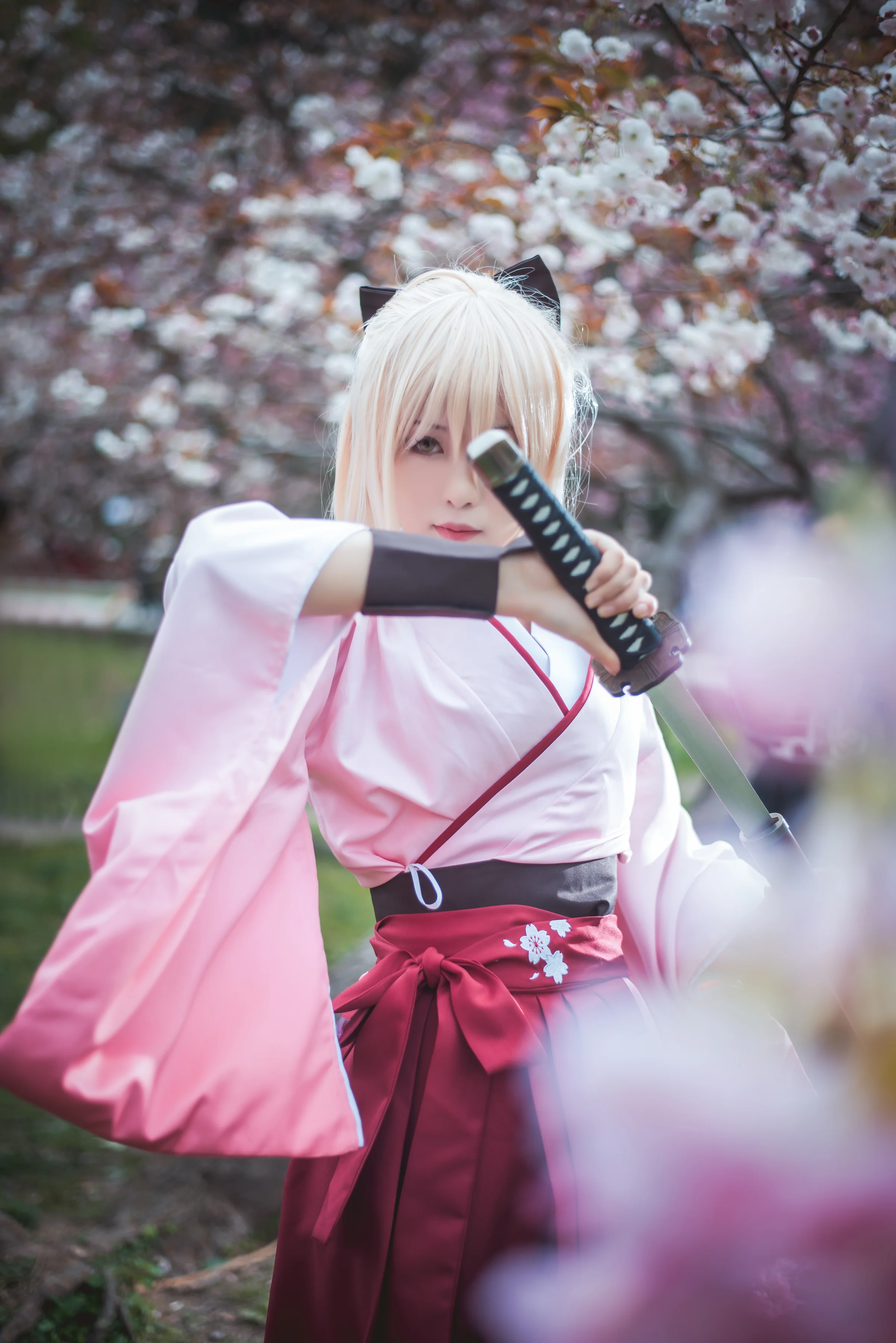 Fate/GrandOrder 冲田总司COS写真