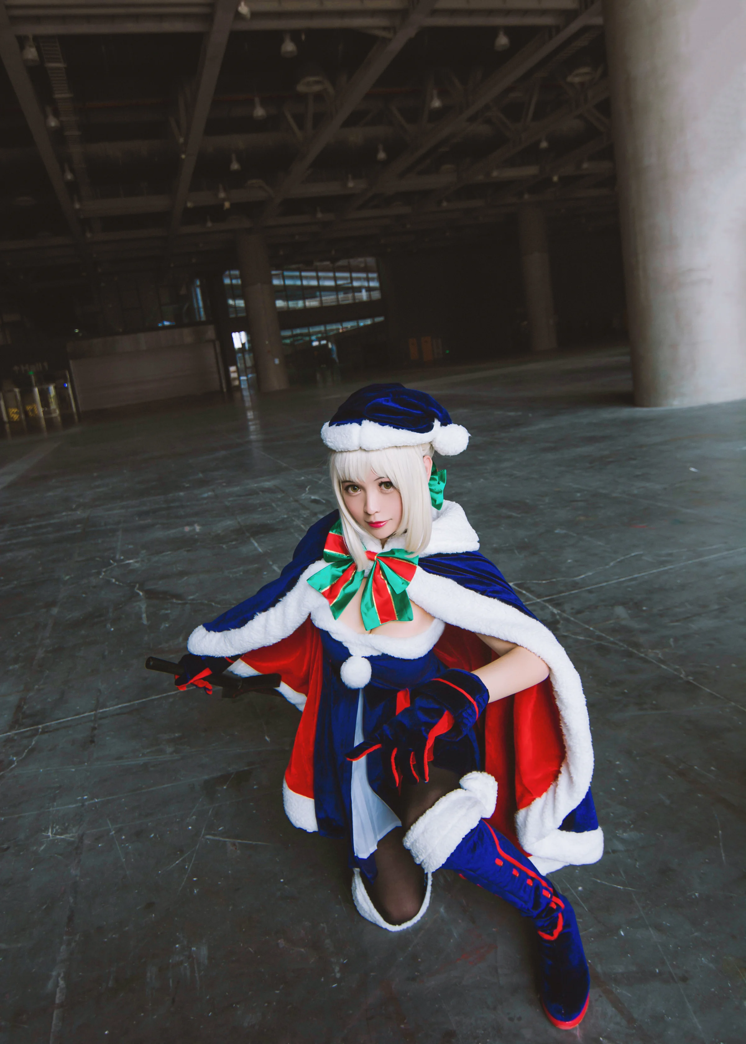 FGO 圣诞阿尔托利亚alter COS写真