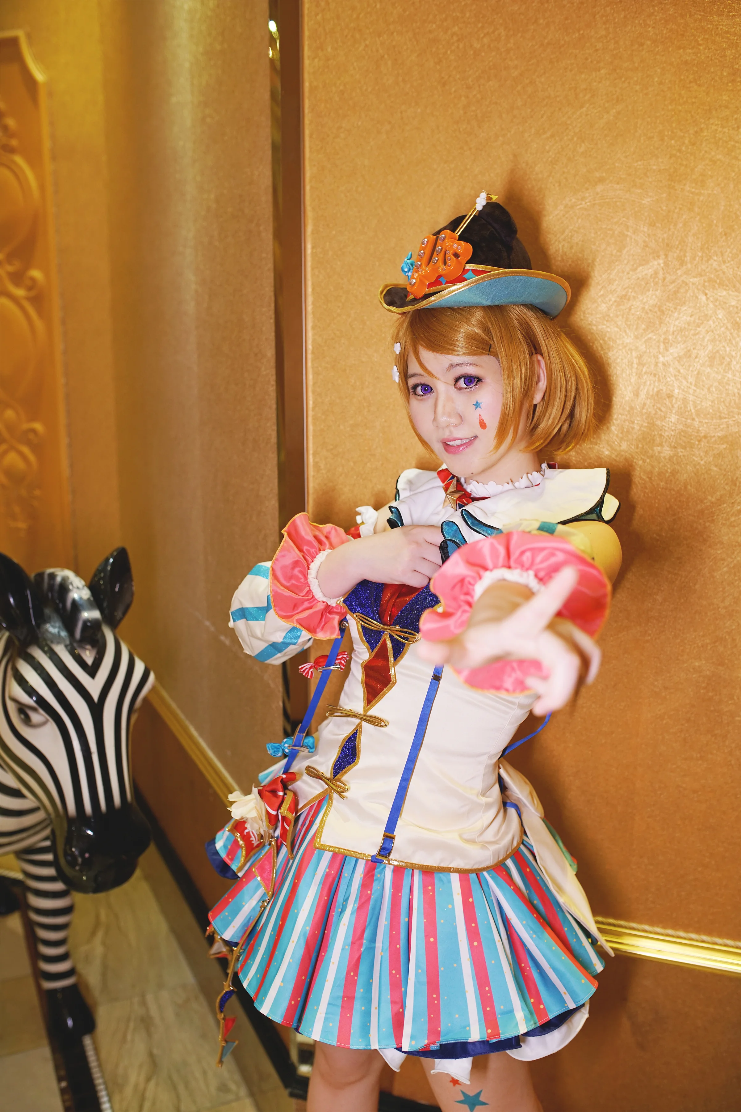 Lovelive！小泉花阳马戏团觉醒COS写真