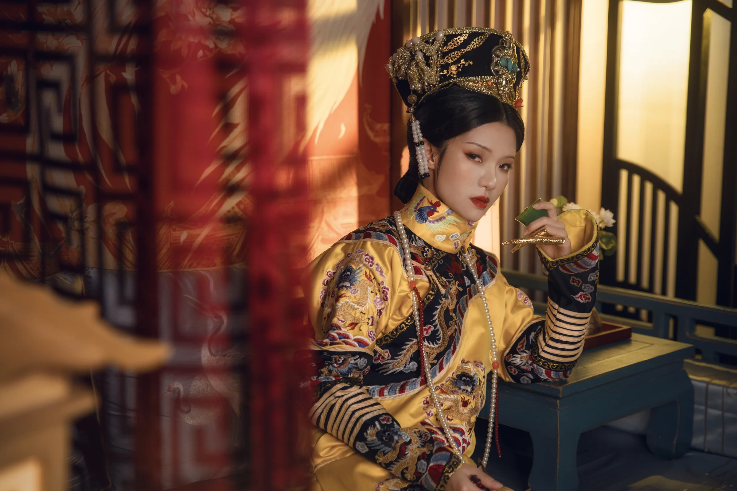 电视剧《甄嬛传》COS写真剧情【第三章·紫禁红墙 熹妃回宫】