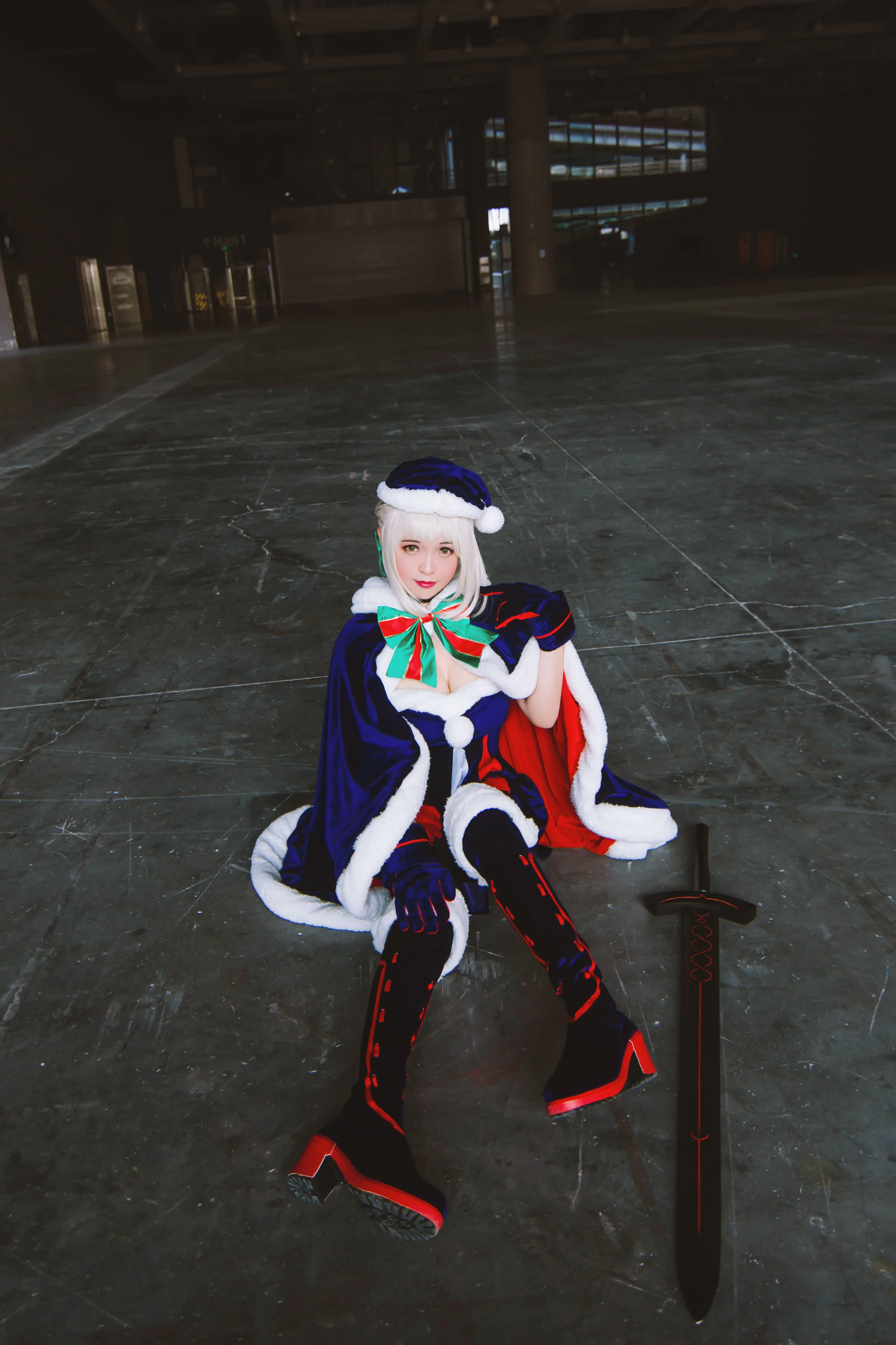FGO 圣诞阿尔托利亚alter COS写真