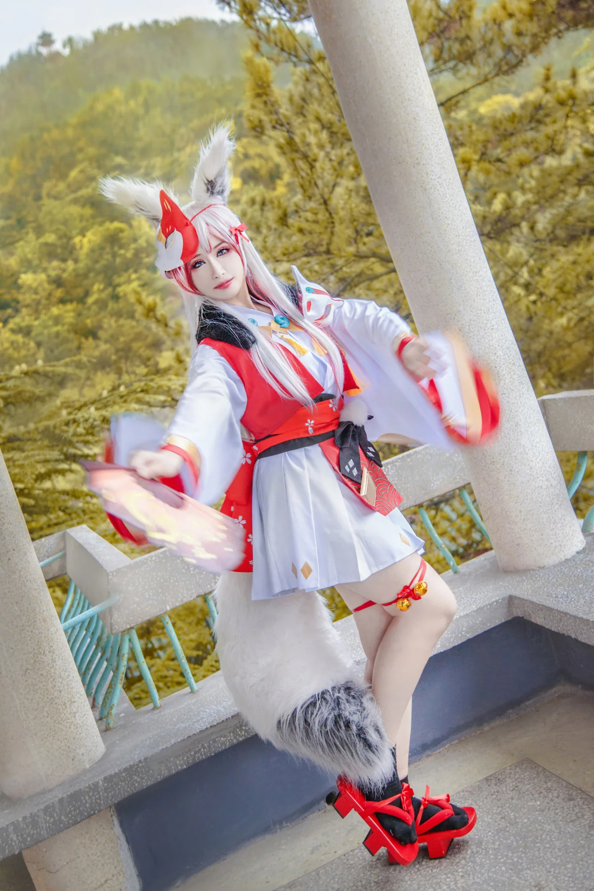 阴阳师手游 妖狐COS写真