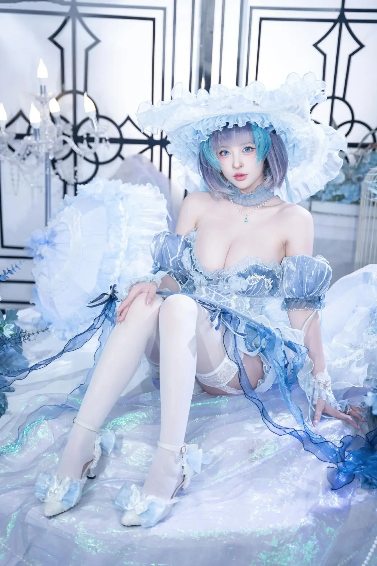 清水由乃 – 碧蓝航线 柴郡废稿礼服｜高清图片集