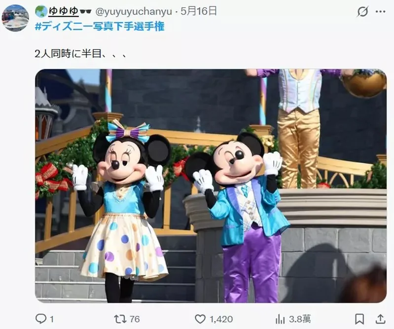 推特話題《迪士尼樂園翻車照大賽》網友投稿各種超神NG照片｜高清图片集