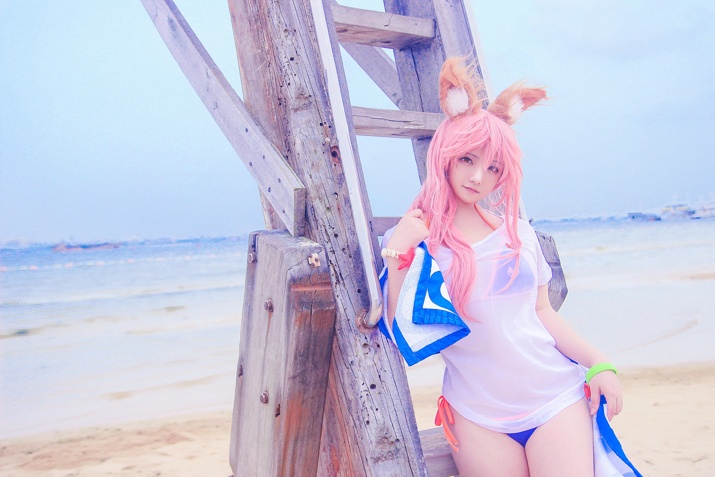 TYA事务所 fgo 玉藻前泳装COS写真 一破