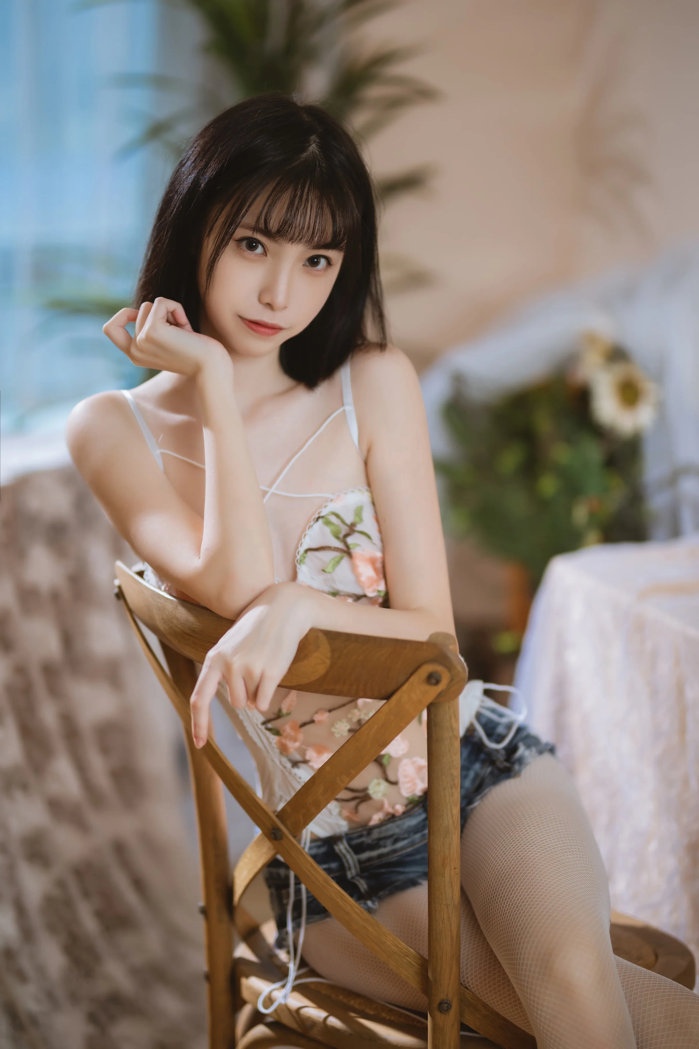 许岚LAN – 纯欲牛仔短裤｜高清图片集