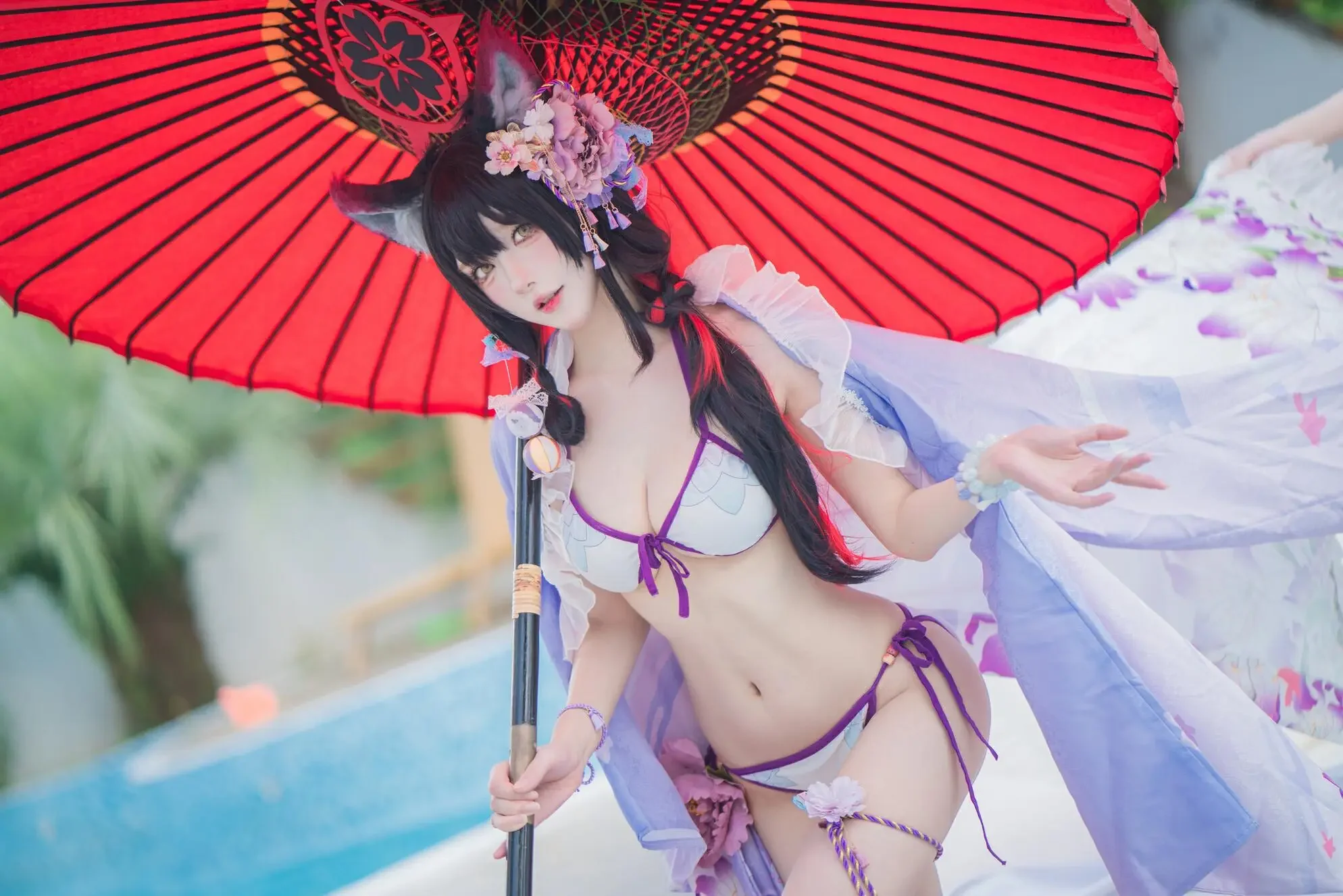 阿包也是兔娘 – 若藻水着｜高清图片集