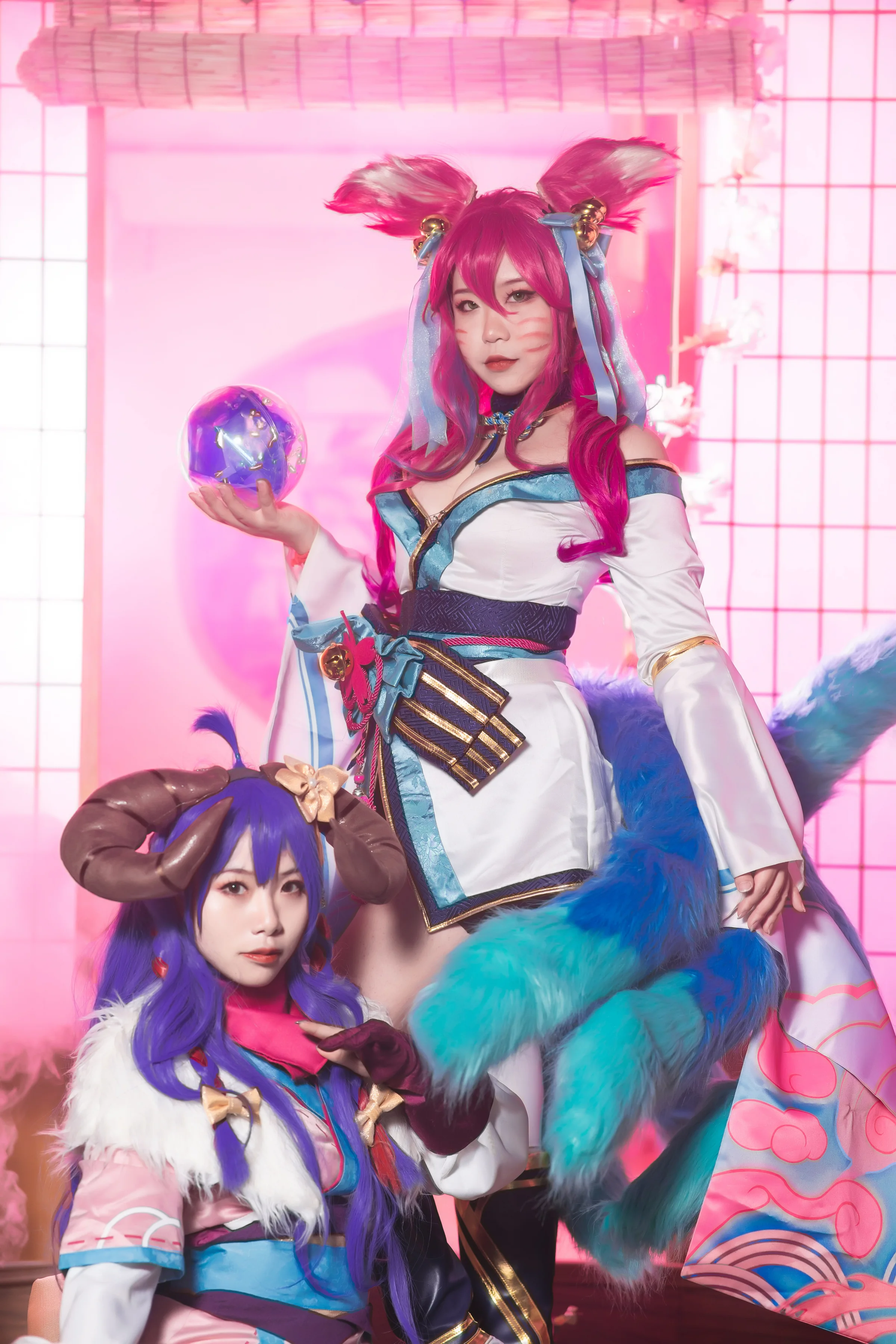 英雄联盟LOL 灵魂莲华阿狸COS写真