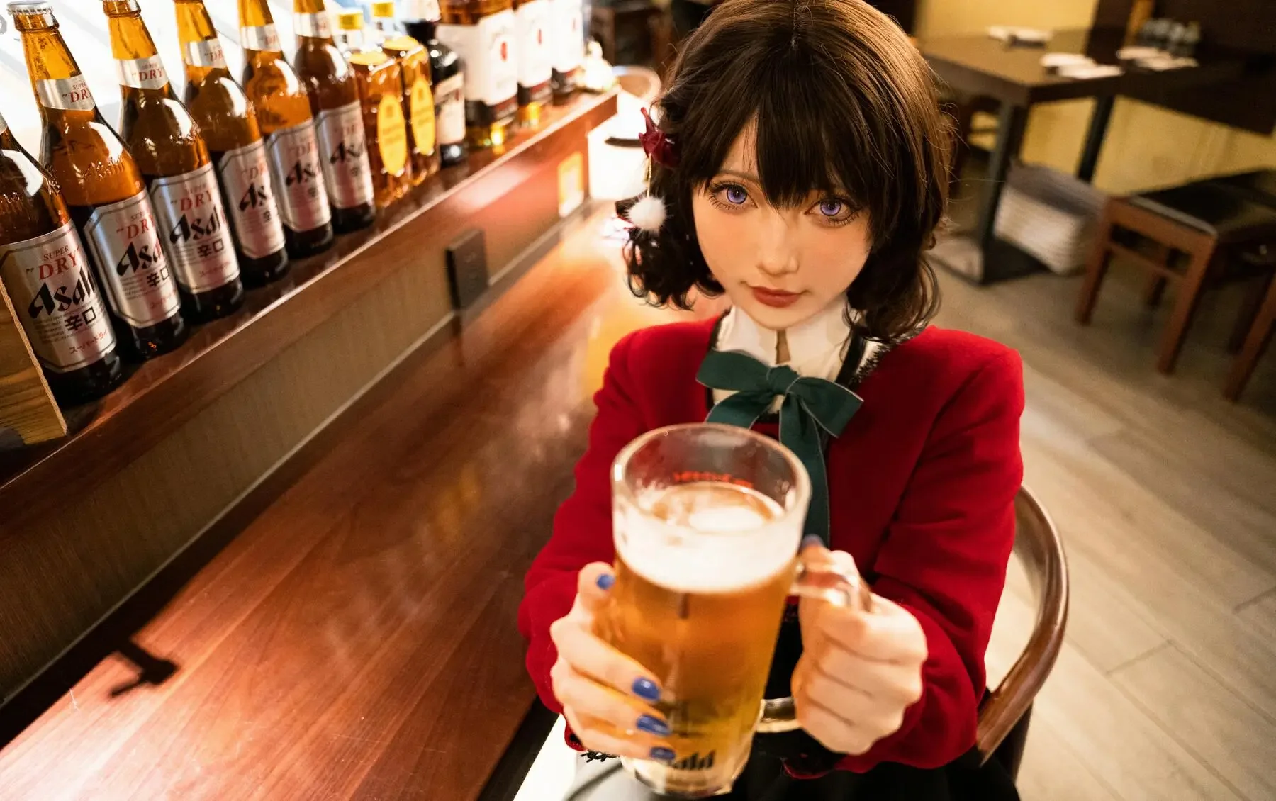 炭烤莉莉黑 – 桌面少女 冬·林檎｜高清图片集