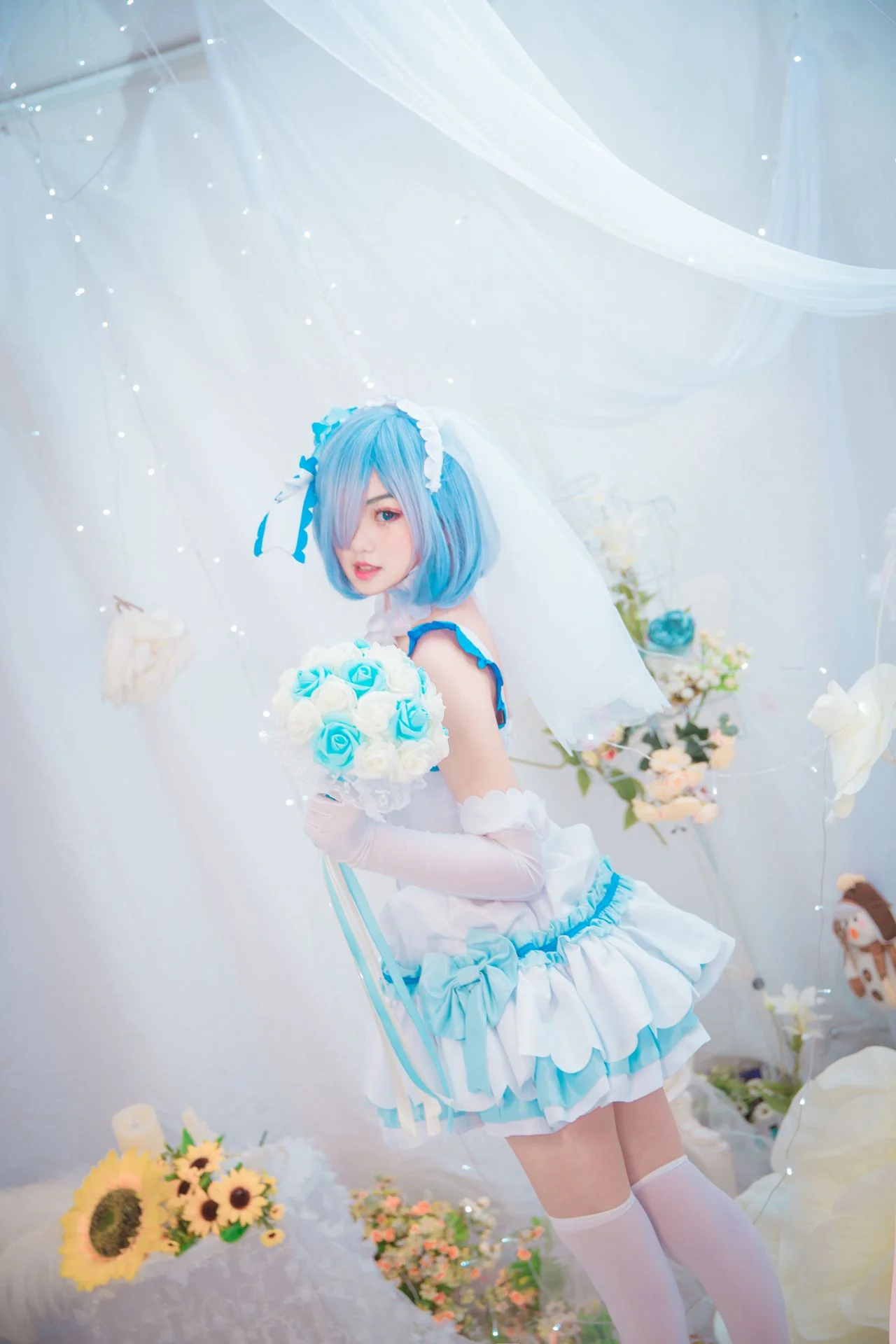 蕾姆花嫁COS写真