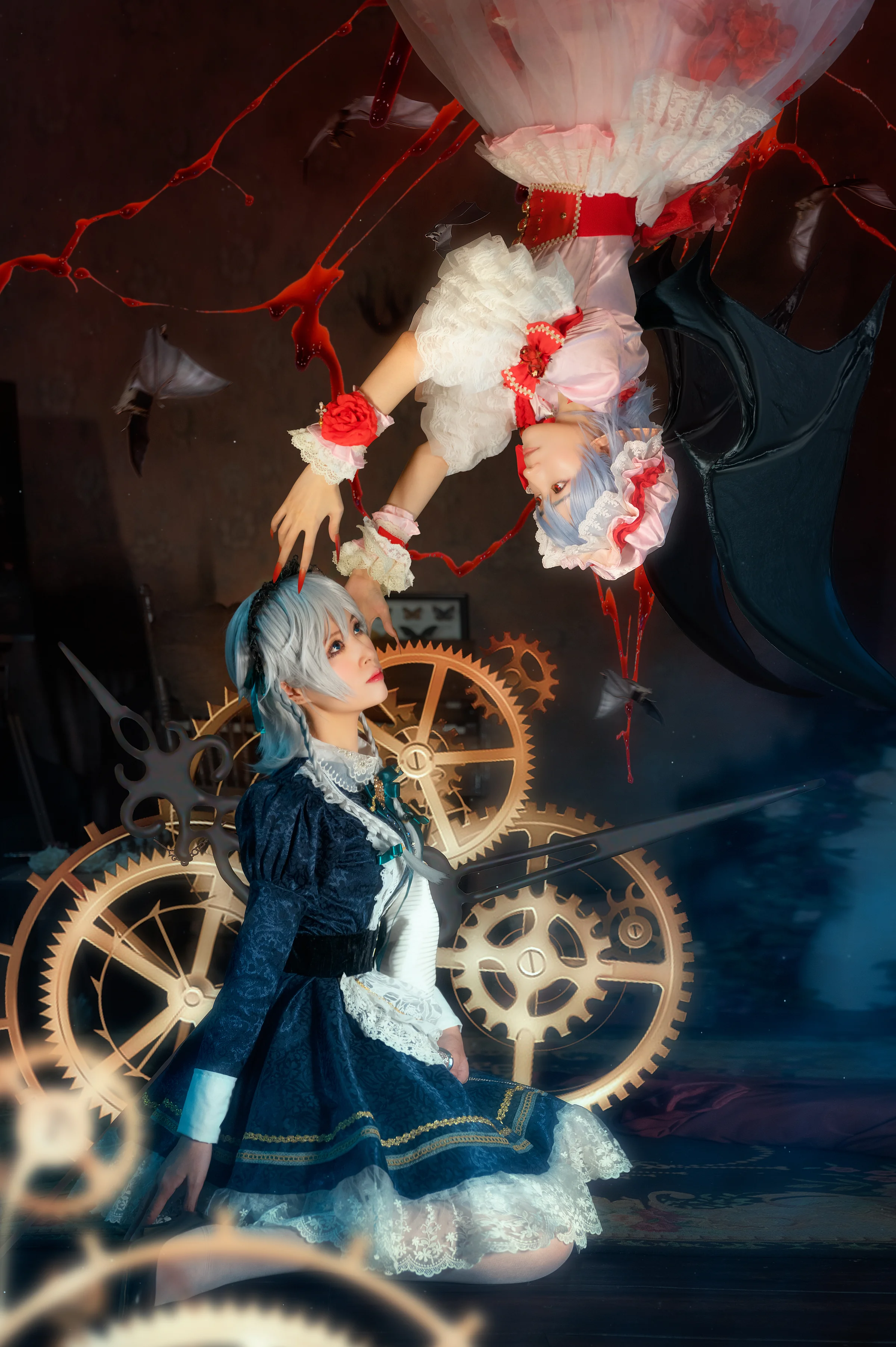 东方project红魔组蕾米莉亚 十六夜咲夜 COS写真