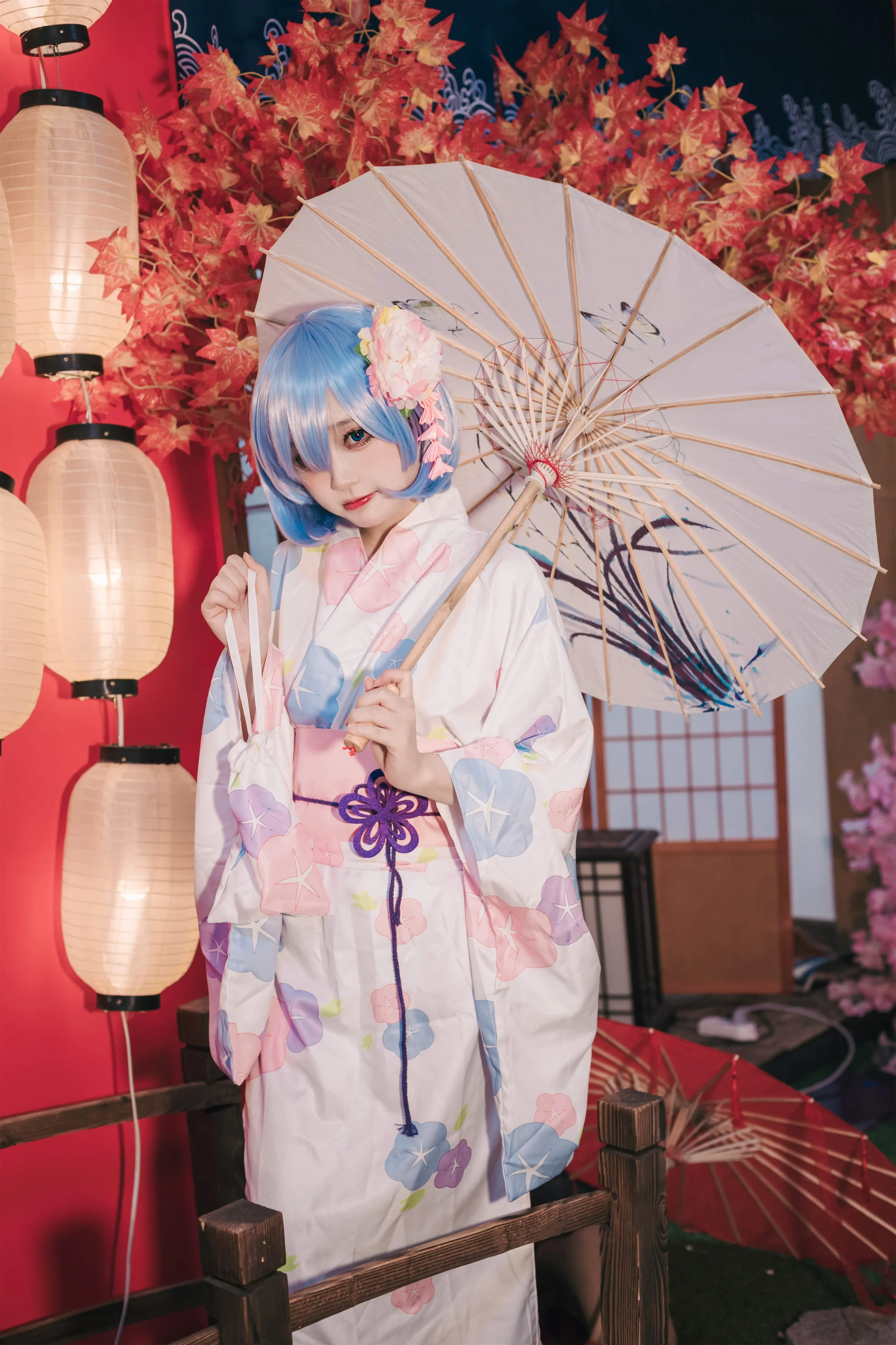 神沢永莉 – 蕾姆和风｜高清图片集