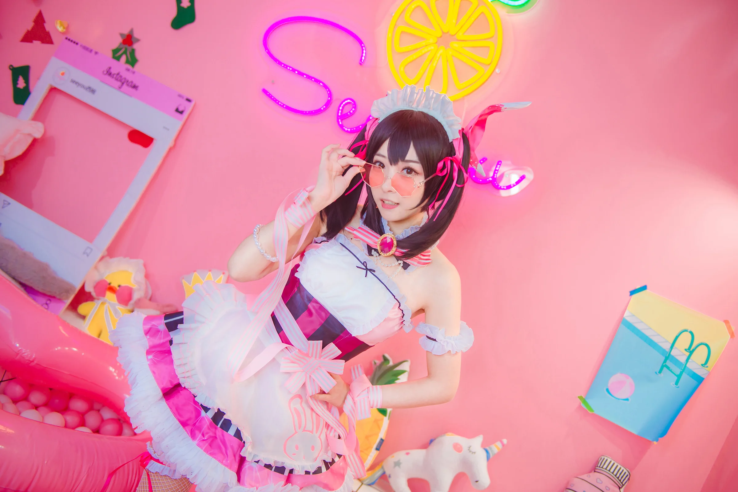 Love live！妮可情人节女仆COS写真