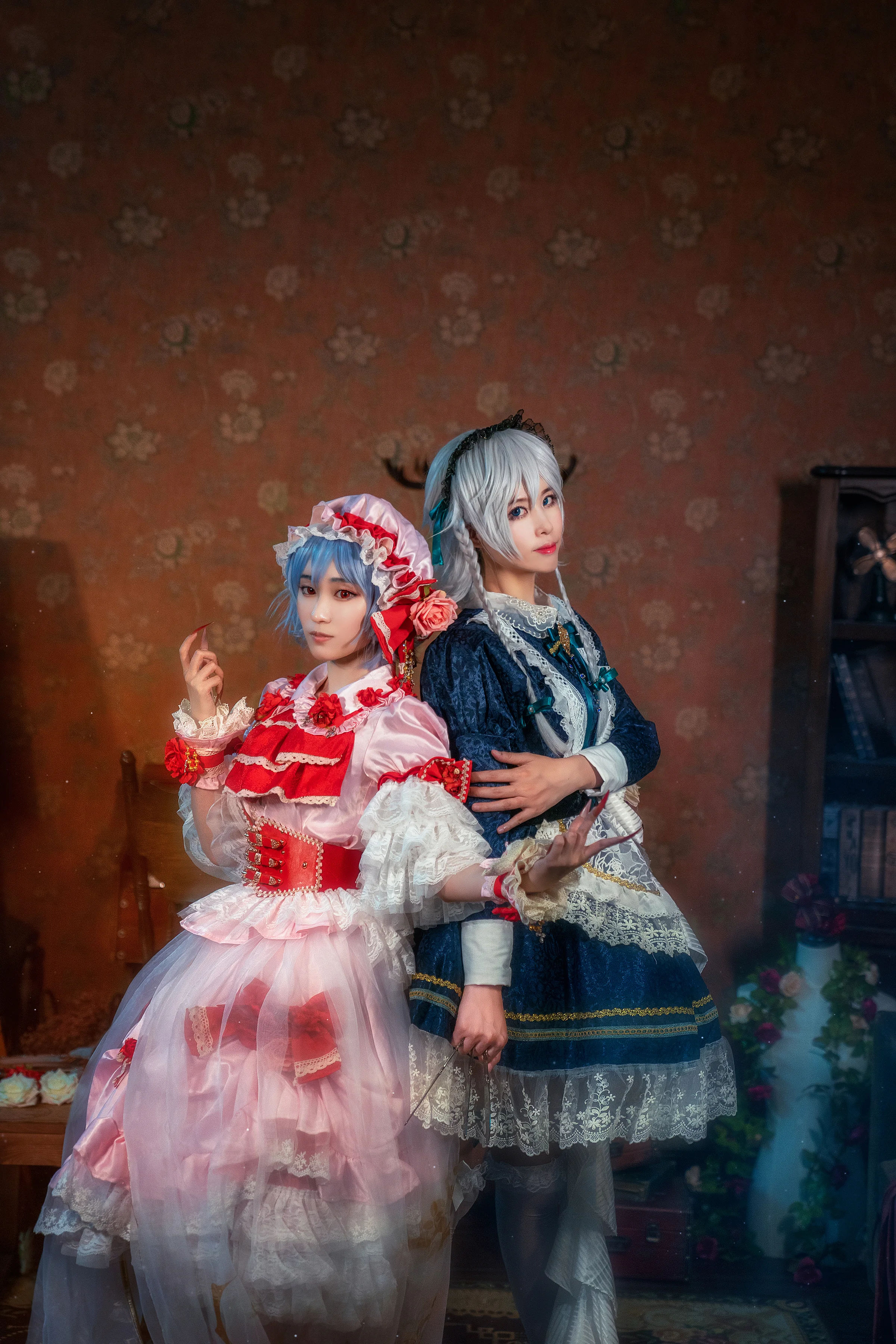 东方project红魔组蕾米莉亚 十六夜咲夜 COS写真