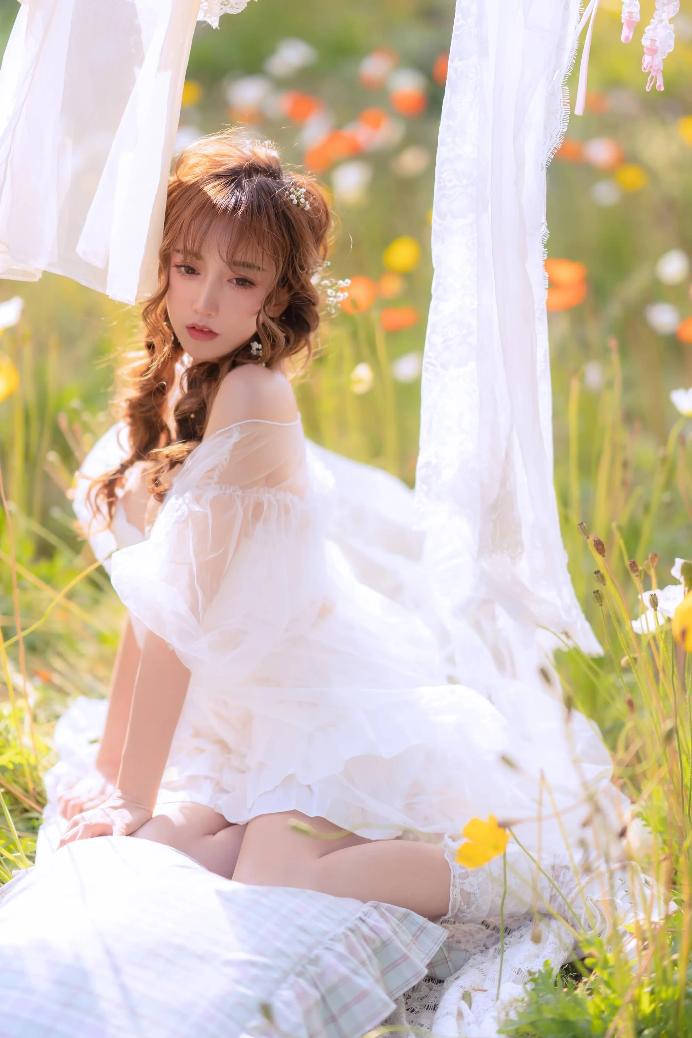 过期米线线喵 夏日限定 晒衣服 [41P]｜高清图片集
