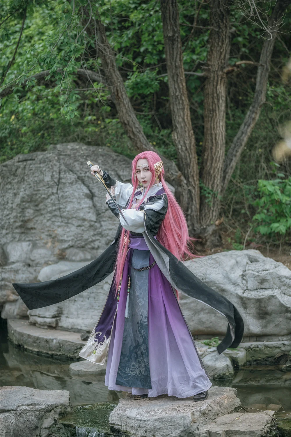 【梦间集】=绝情谷里情相依=君子剑·淑女剑COS写真