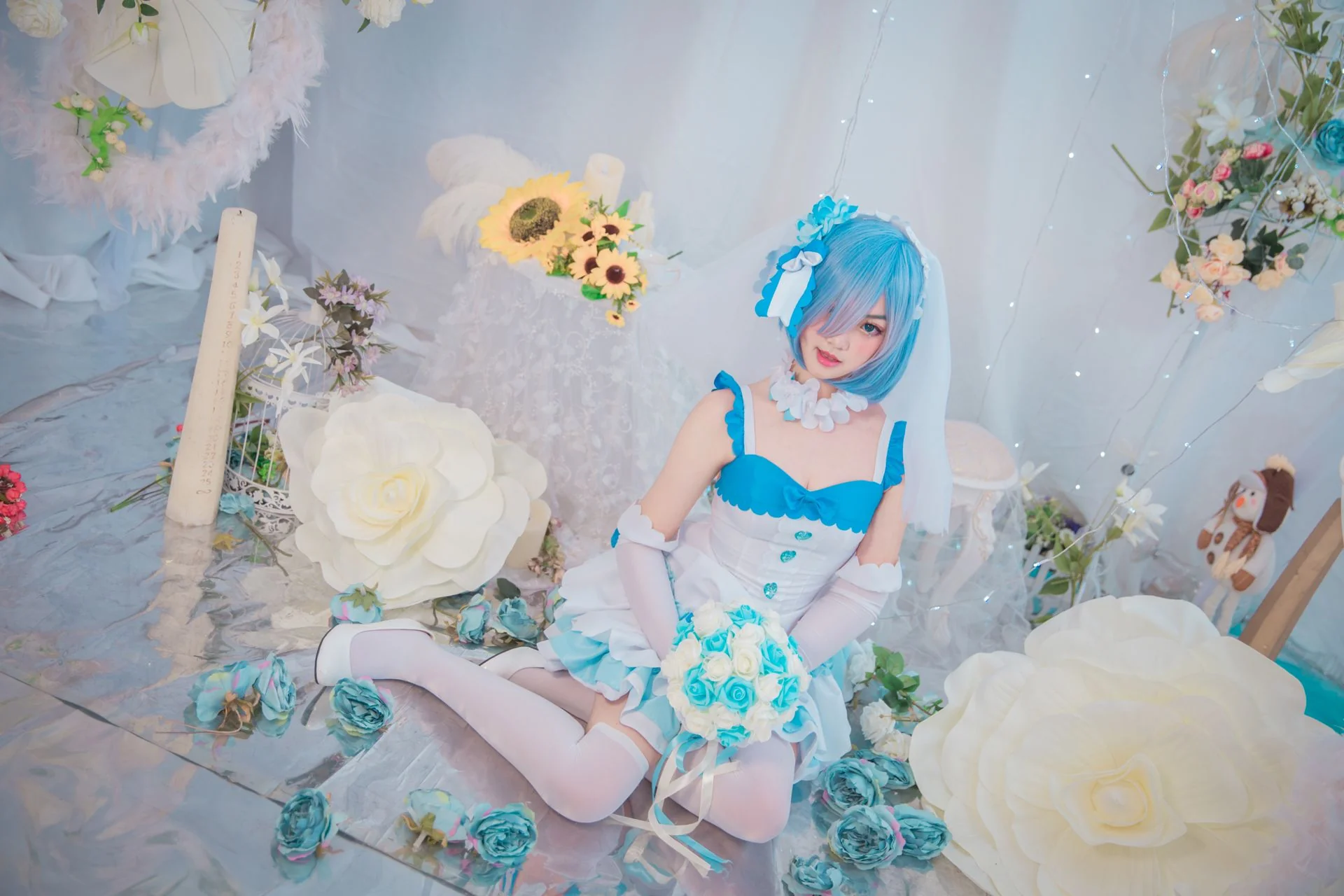 蕾姆花嫁COS写真