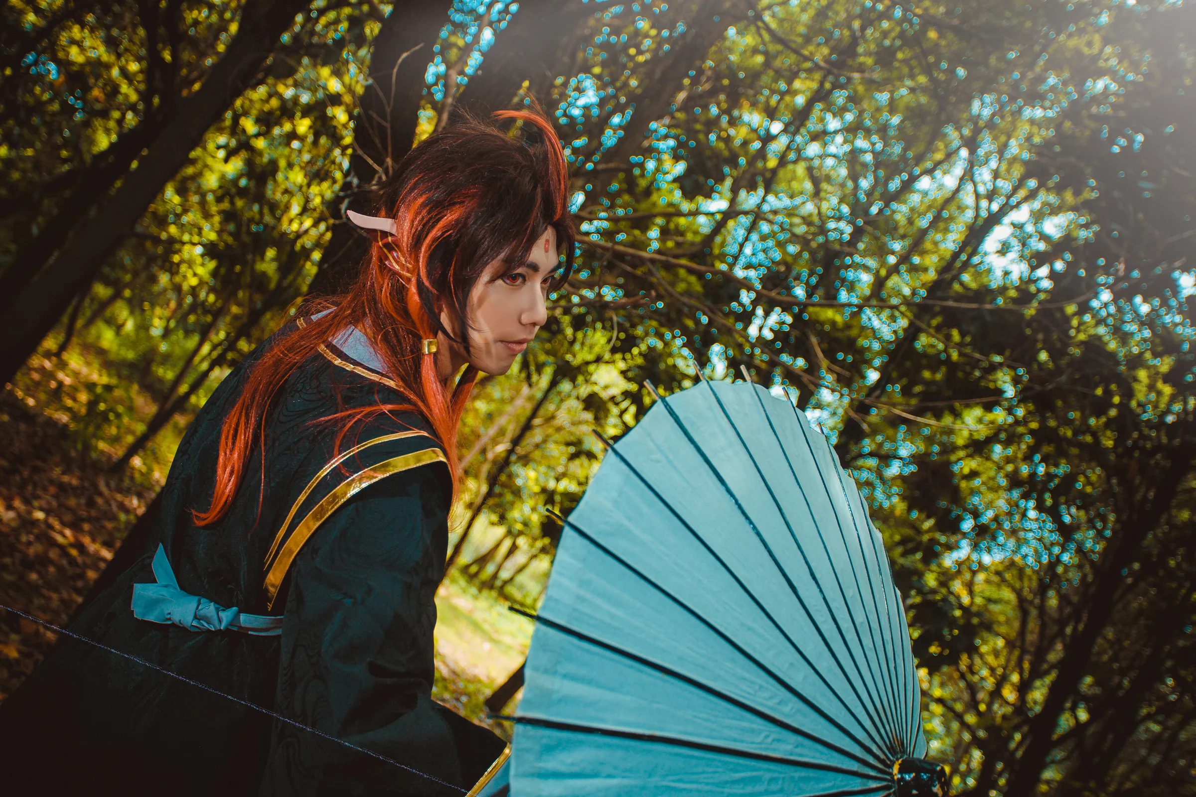 阴阳师山兔山蛙COS写真