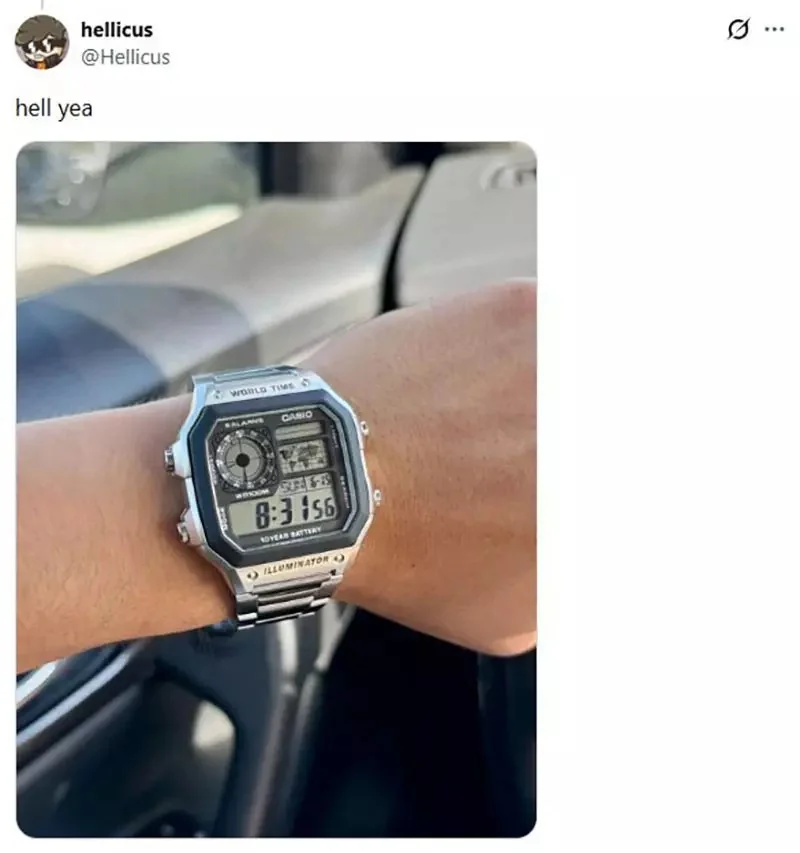 他呼籲放棄Apple Watch改戴《卡西歐手錶》引發世界各國的網友讚賞了｜高清图片集