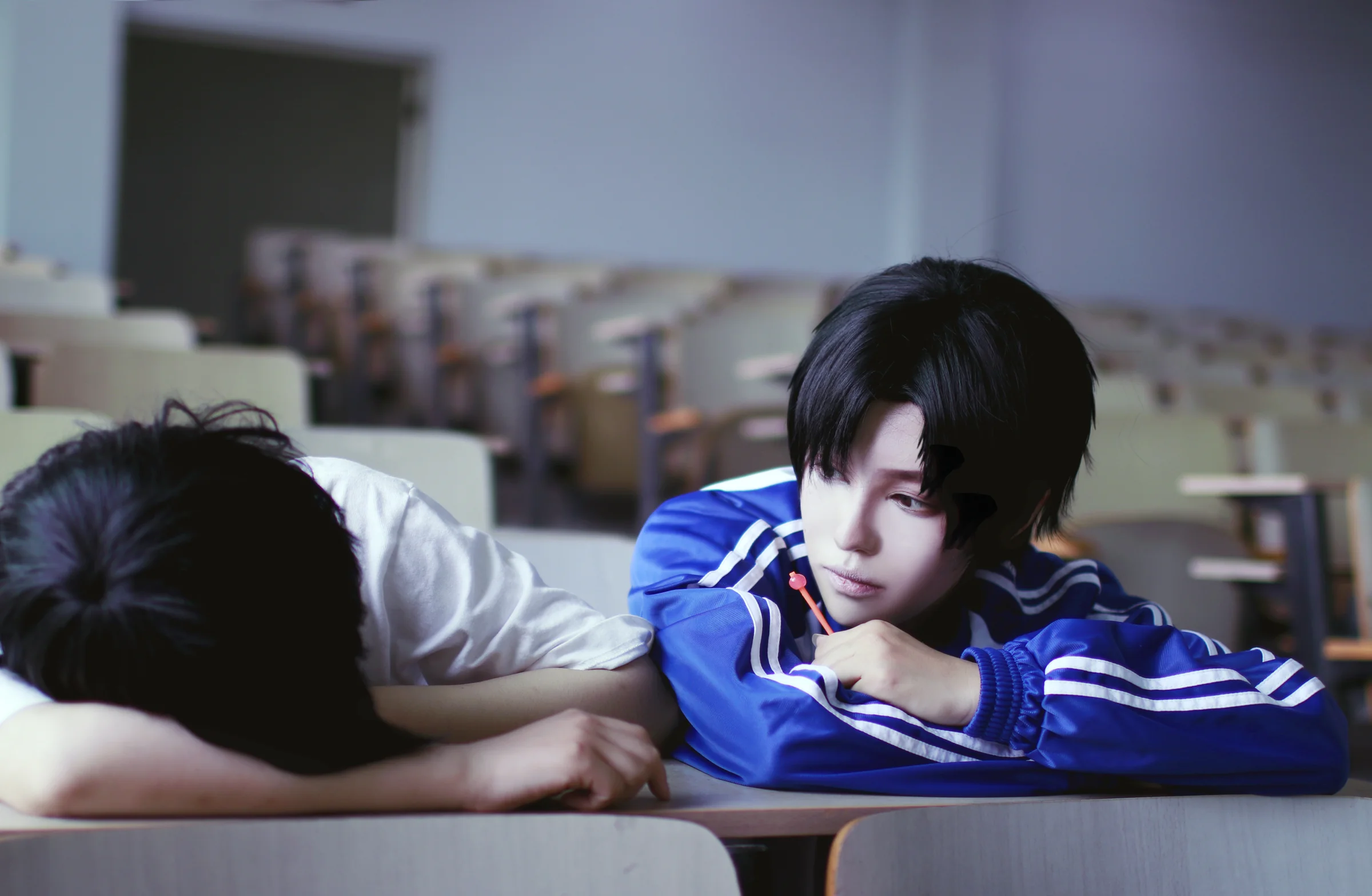 伪装学渣贺朝&谢俞COS写真