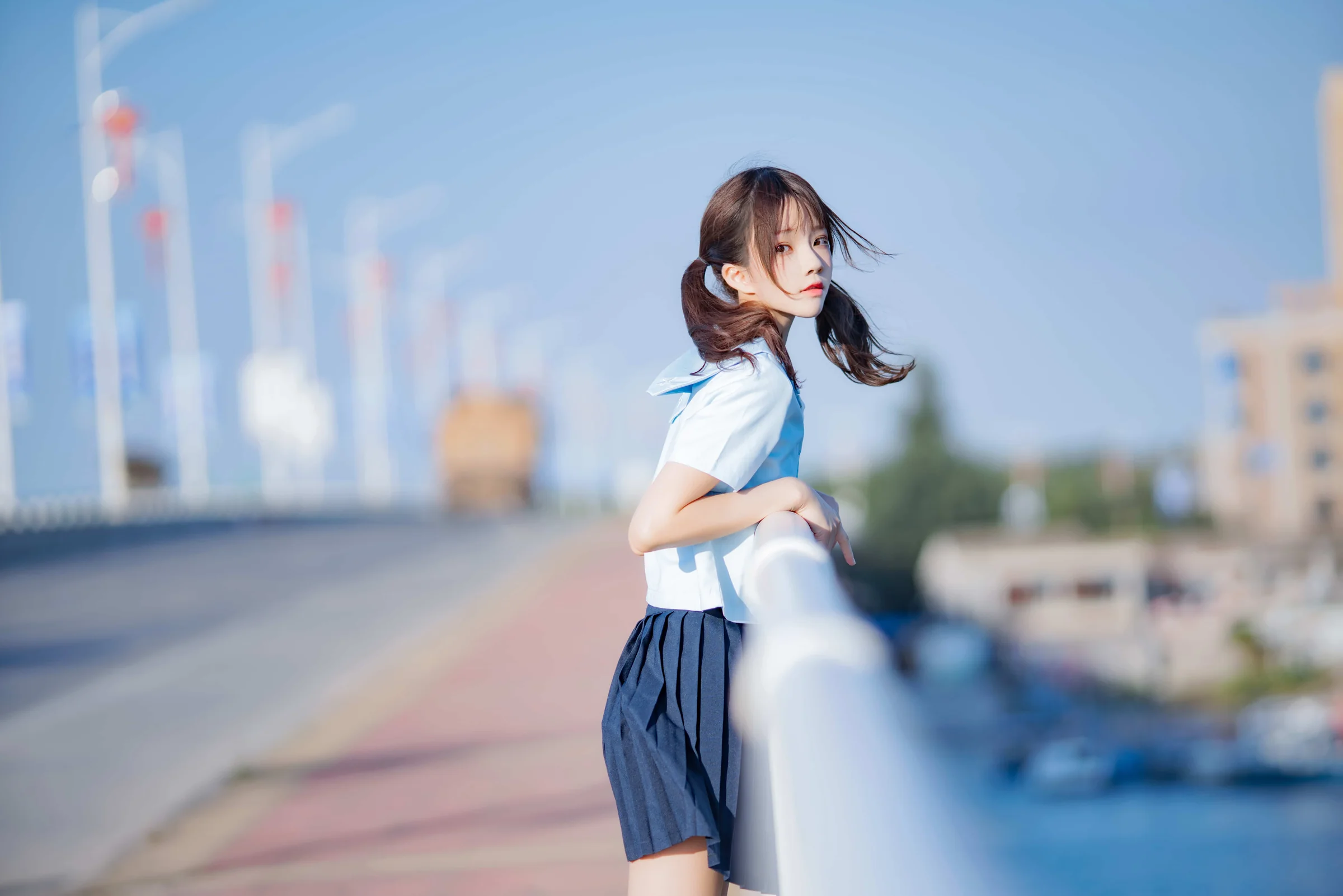 桜桃喵 – 蔚蓝 [33P]｜高清图片集