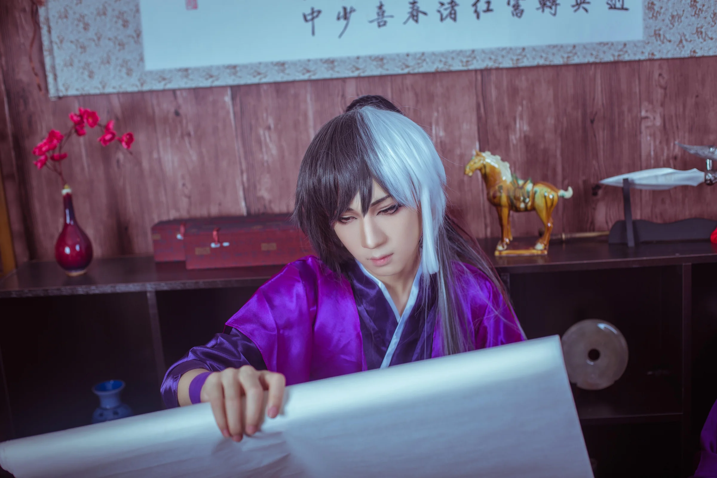 洛天依COS写真 三千世界鸦杀尽