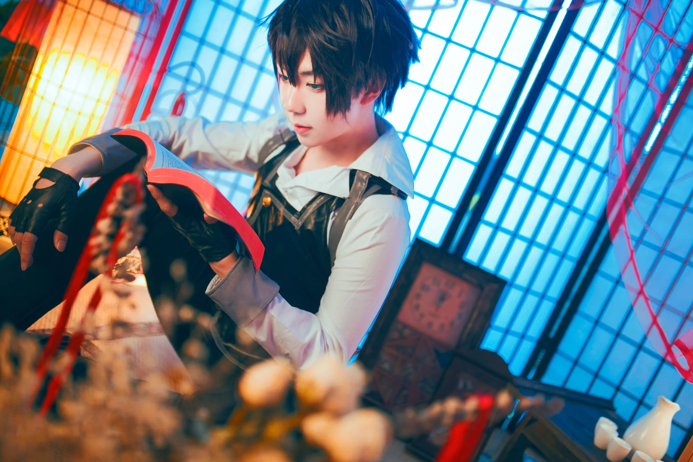 技巧少女不会受伤 夜夜COS写真，我会一直陪你，直到世界尽头