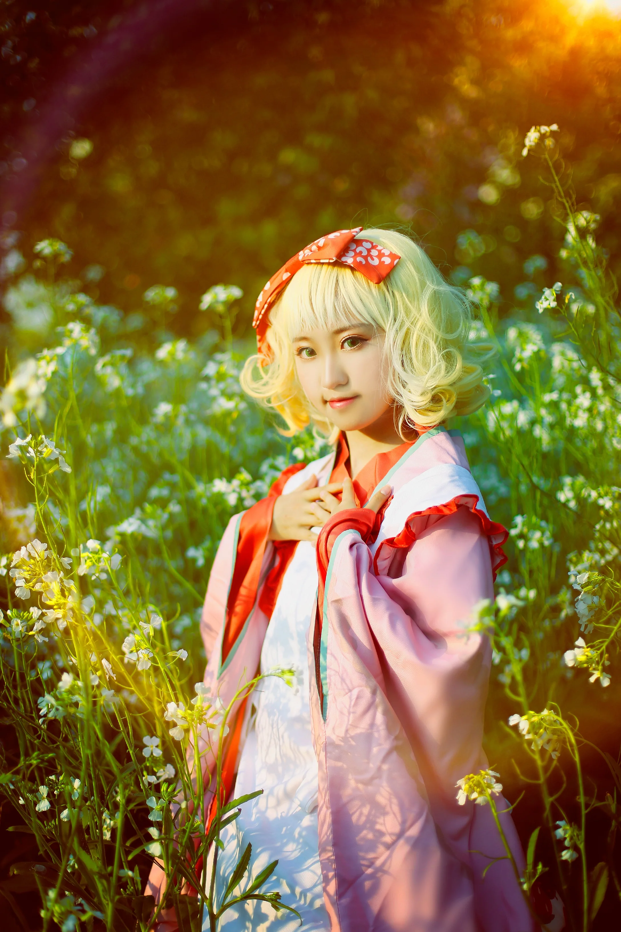 蔷薇少女雏莓大正和服COS写真