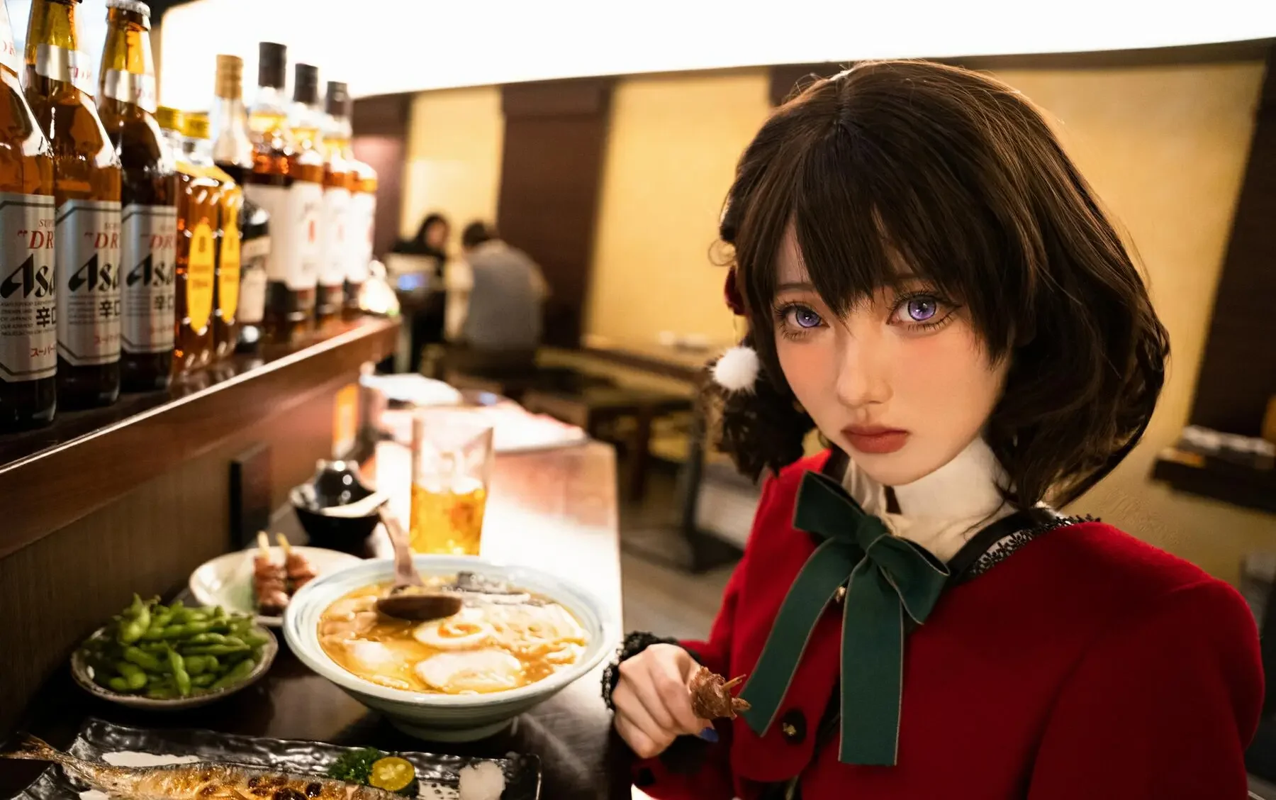炭烤莉莉黑 – 桌面少女 冬·林檎｜高清图片集