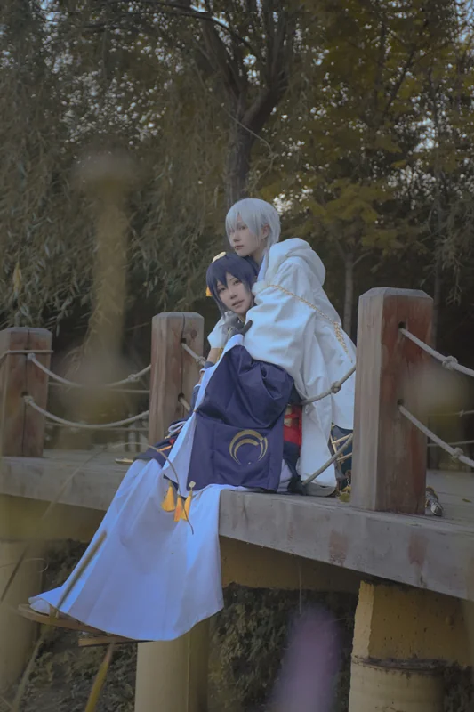刀剑乱舞三日月宗近COS写真