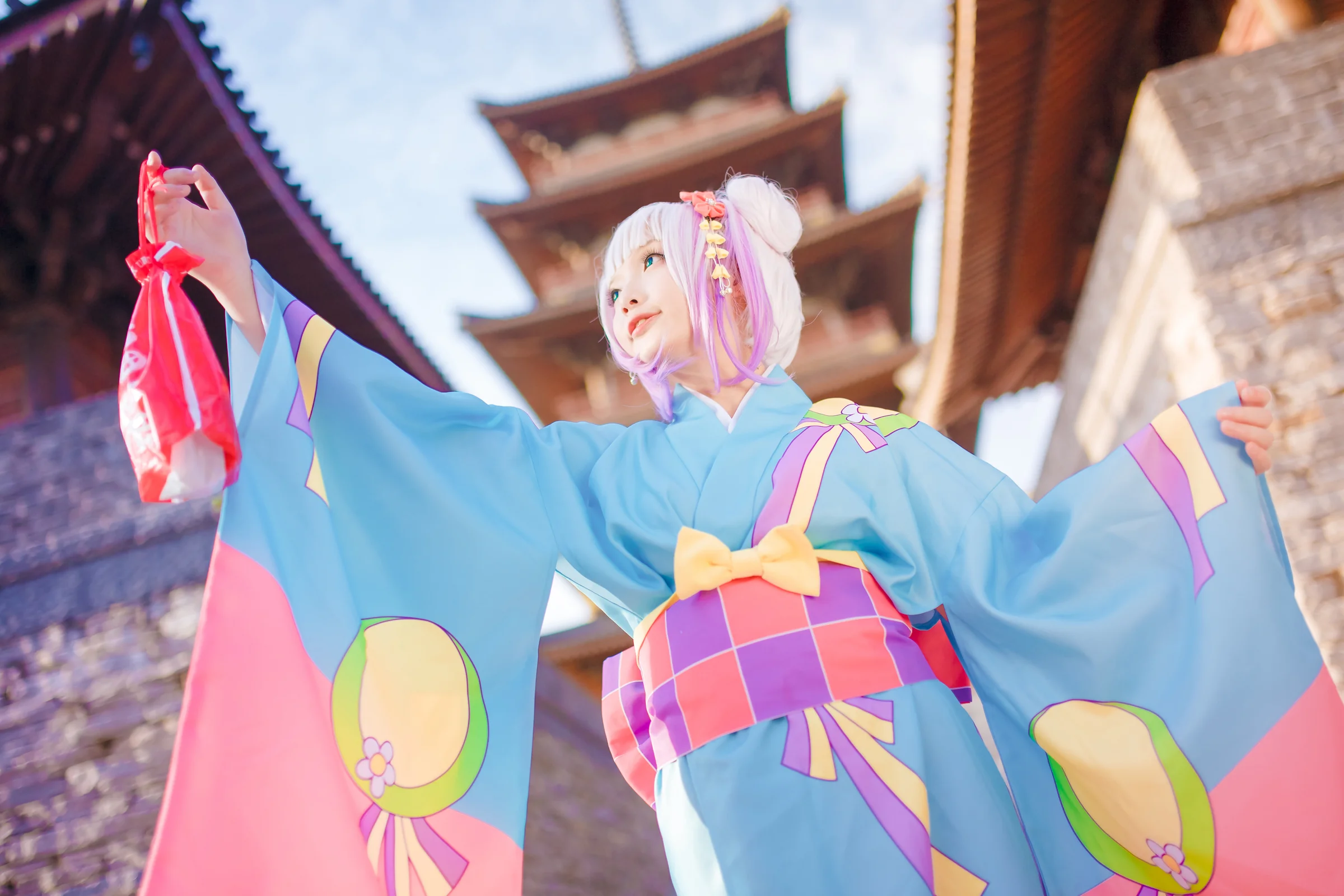 康娜和托尔的和服之旅COS写真