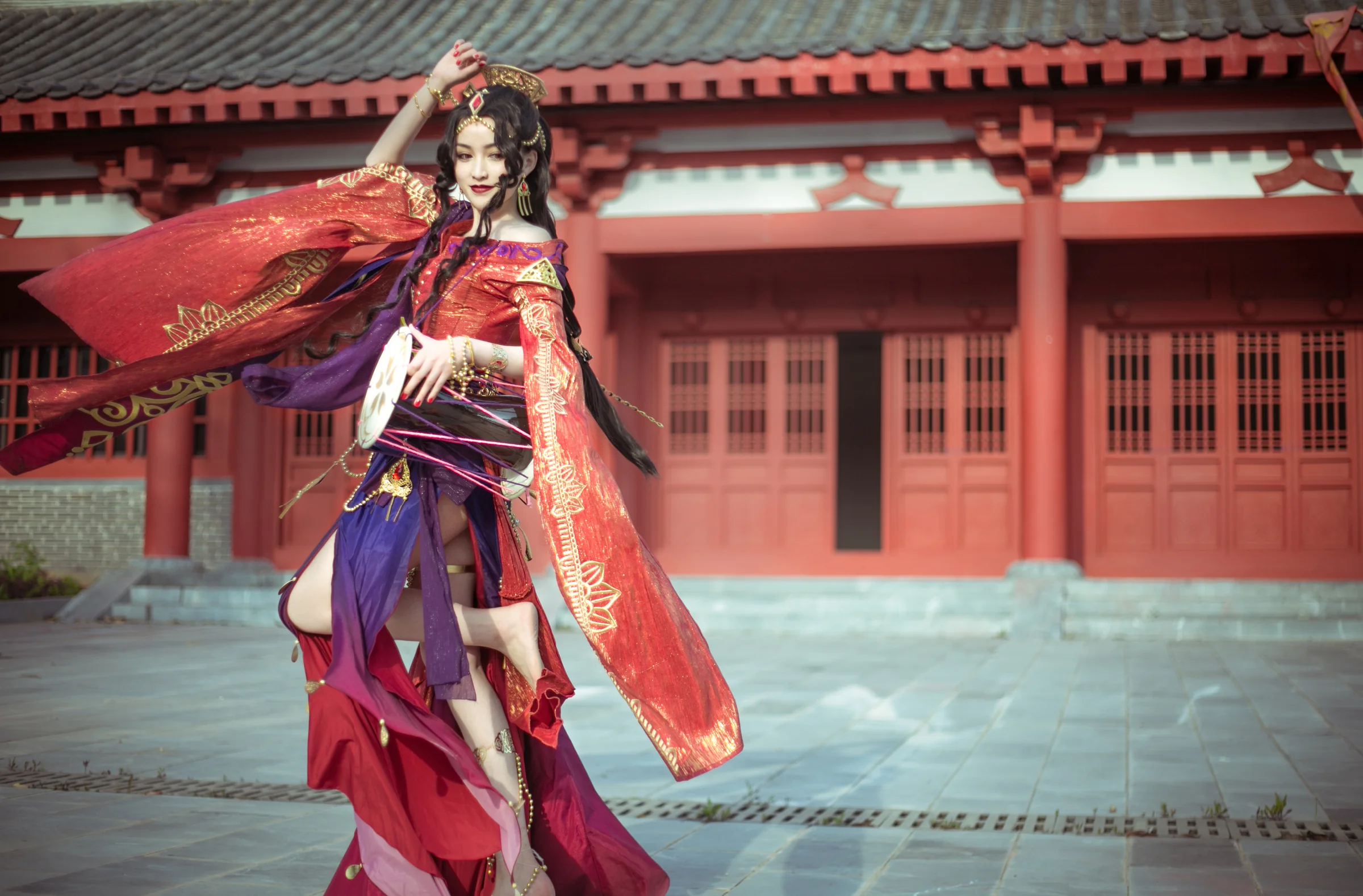 剑侠情缘网络版3罗姆之舞成女COS写真