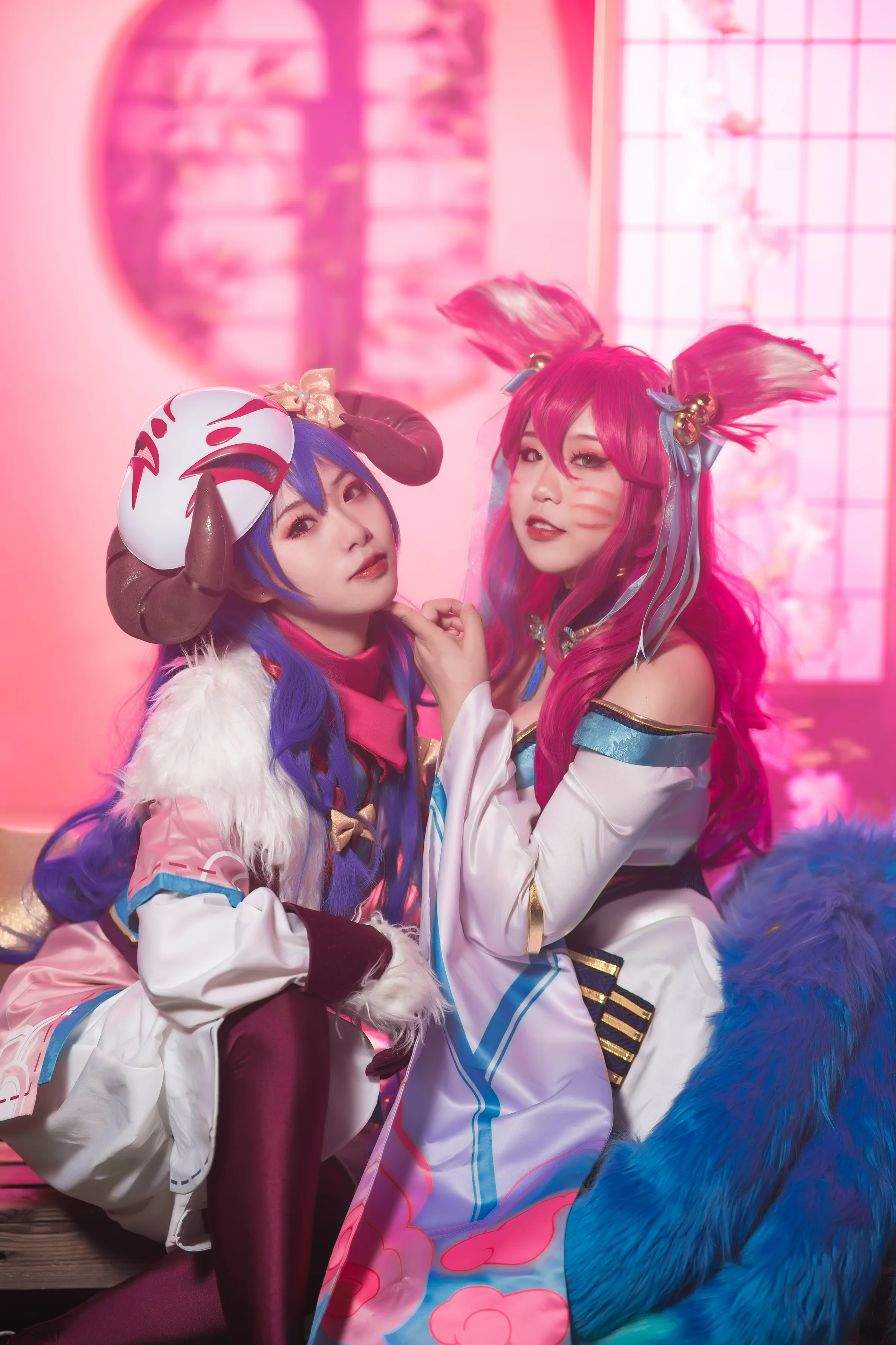 英雄联盟LOL 灵魂莲华阿狸COS写真