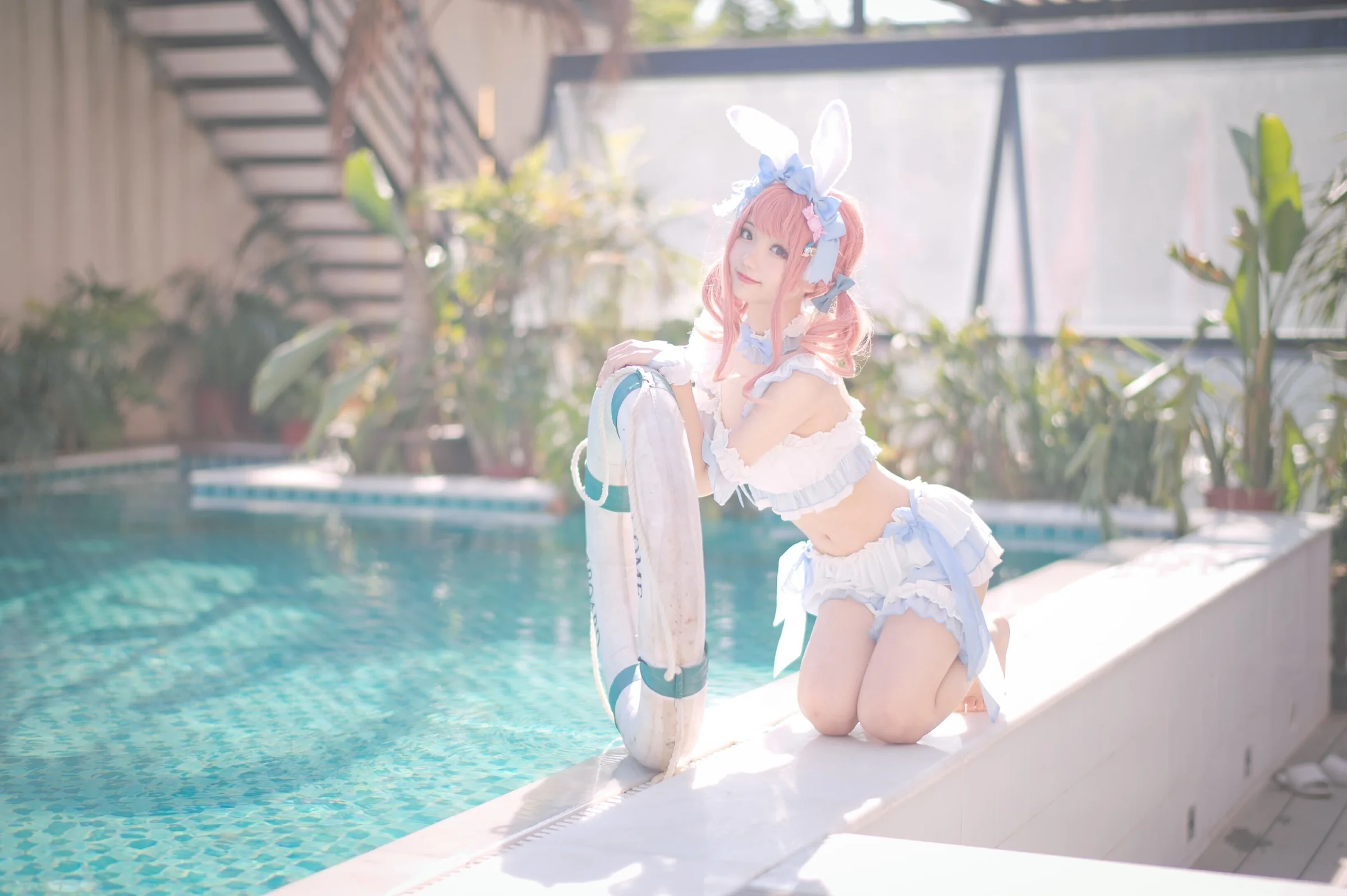 花柒Hana 夏日甜芯泳装写真
