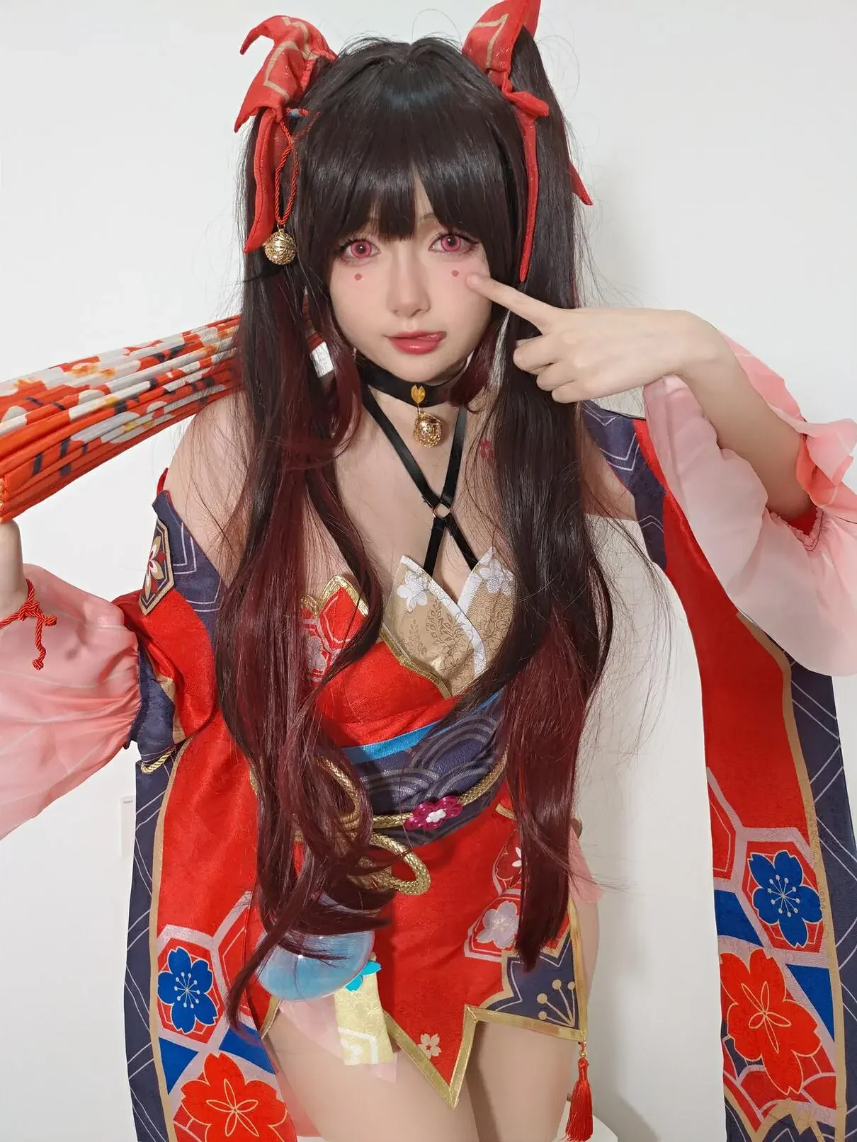 迷之呆梨 – 自撮り写真 花火