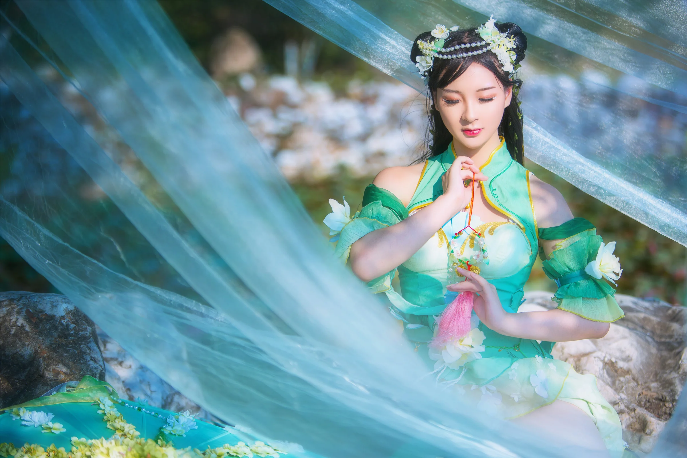 诛仙手游碧瑶COS写真