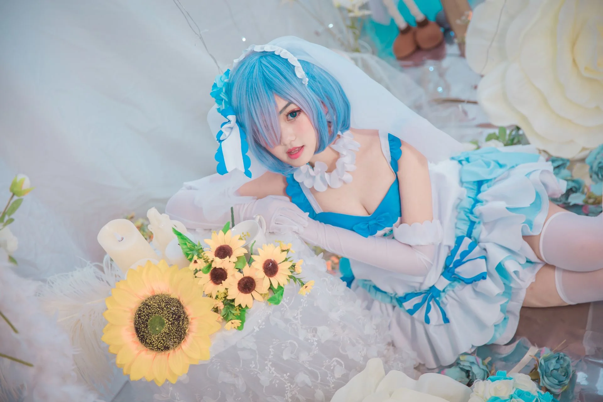 蕾姆花嫁COS写真